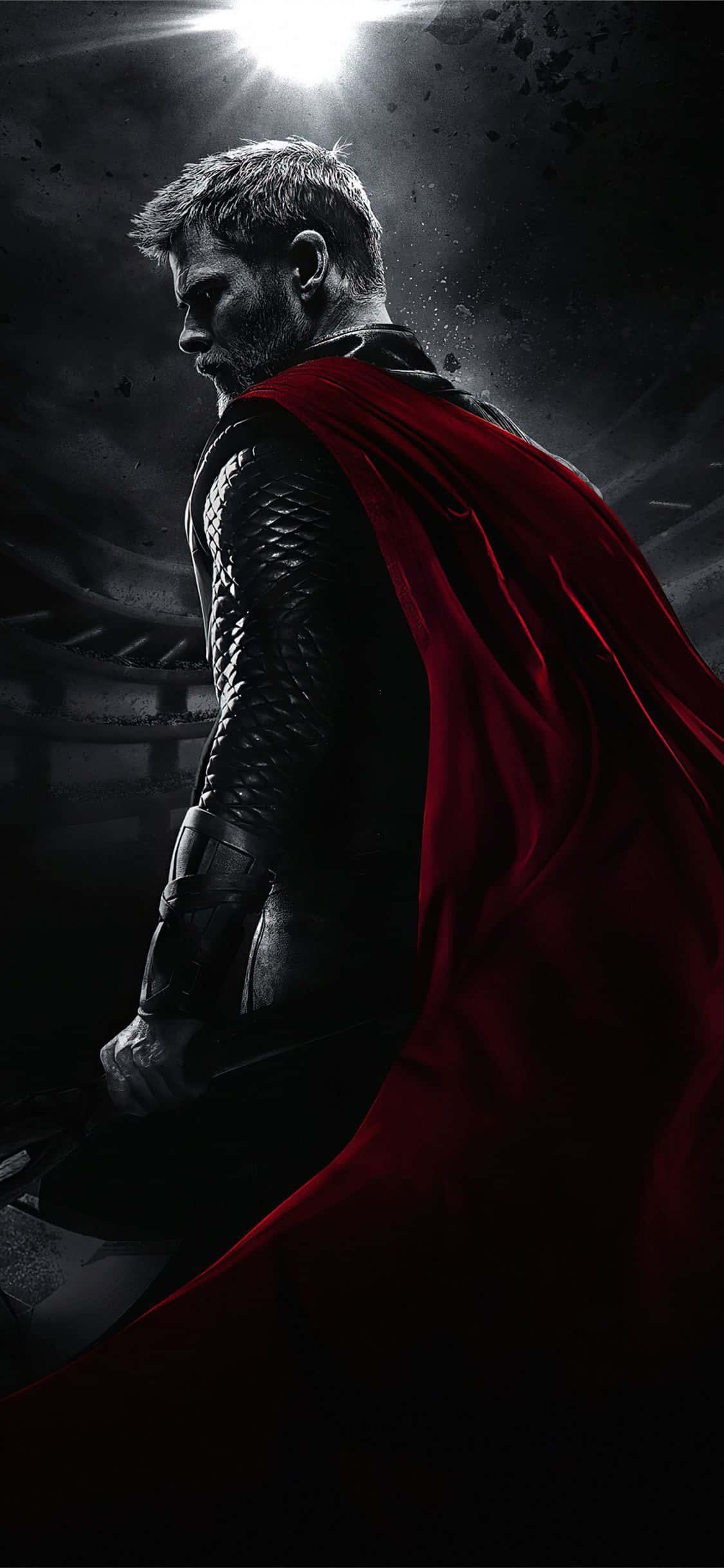 Thor Defying the Gods — 1125x2436 wallpaper