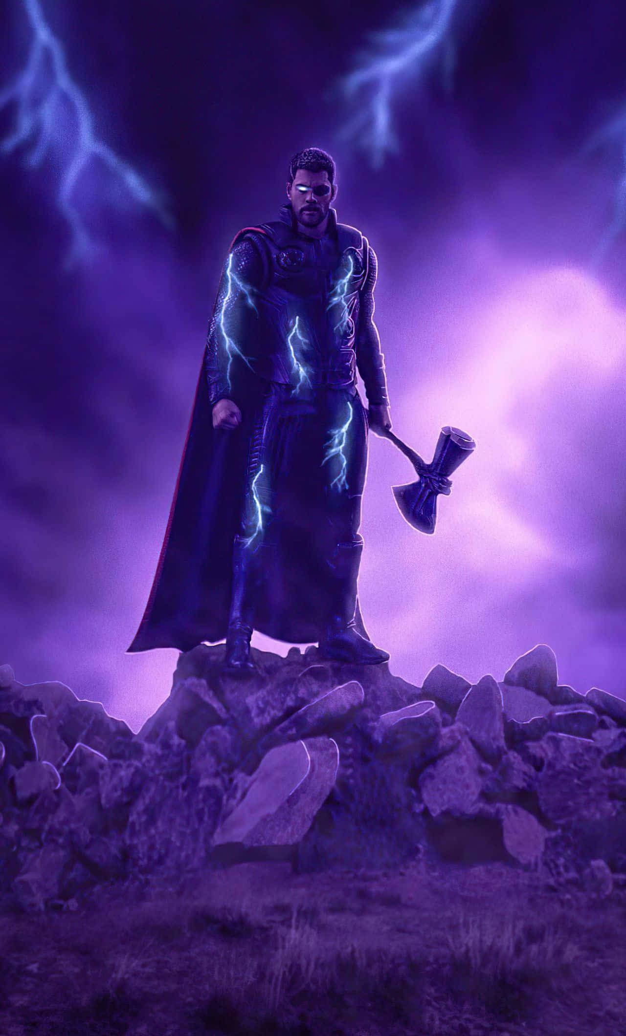 Thor, God of Thunder and Lightning — 1280x2120 wallpaper