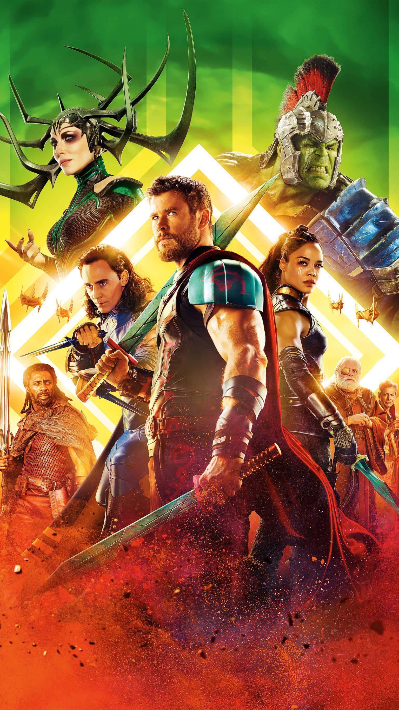 Thor, the God of thunder, with his trusty hammer — 1536x2732 wallpaper