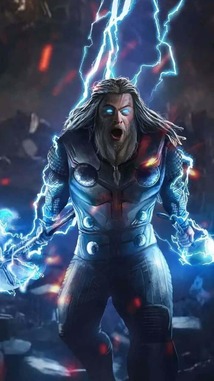 Thor's might powers up — 720x1280 wallpaper