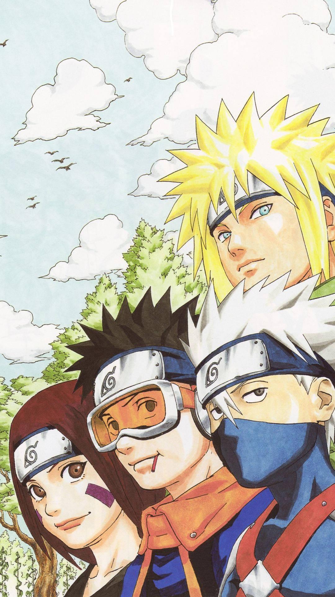 Three Legendary Ninja: Rin, Kakashi and Obito