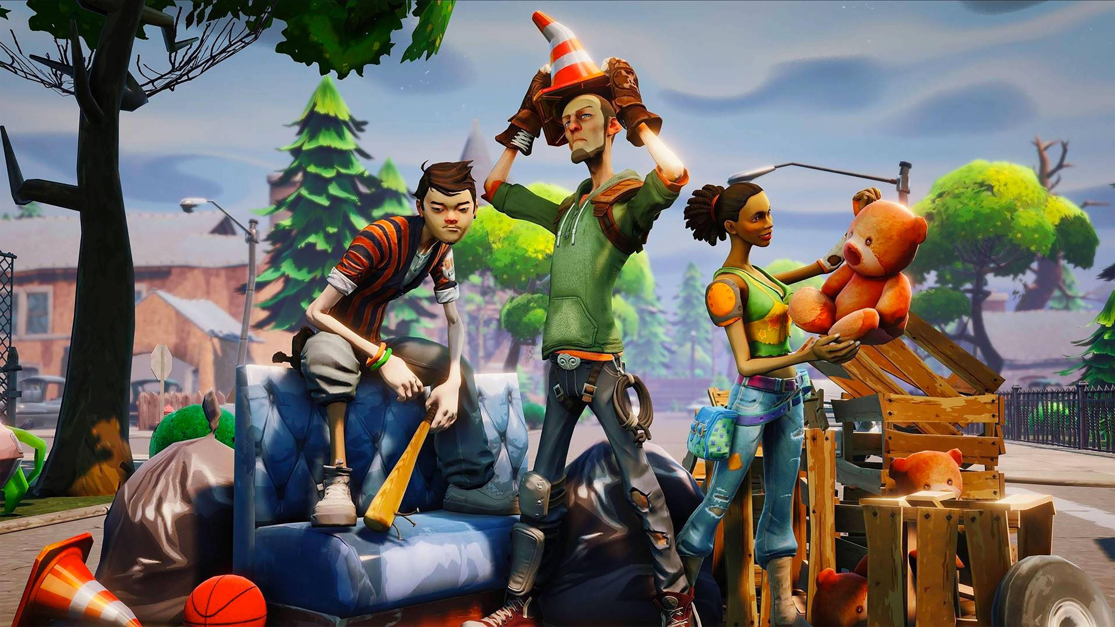 Three Professional Fortnite Players Fight to the Finish