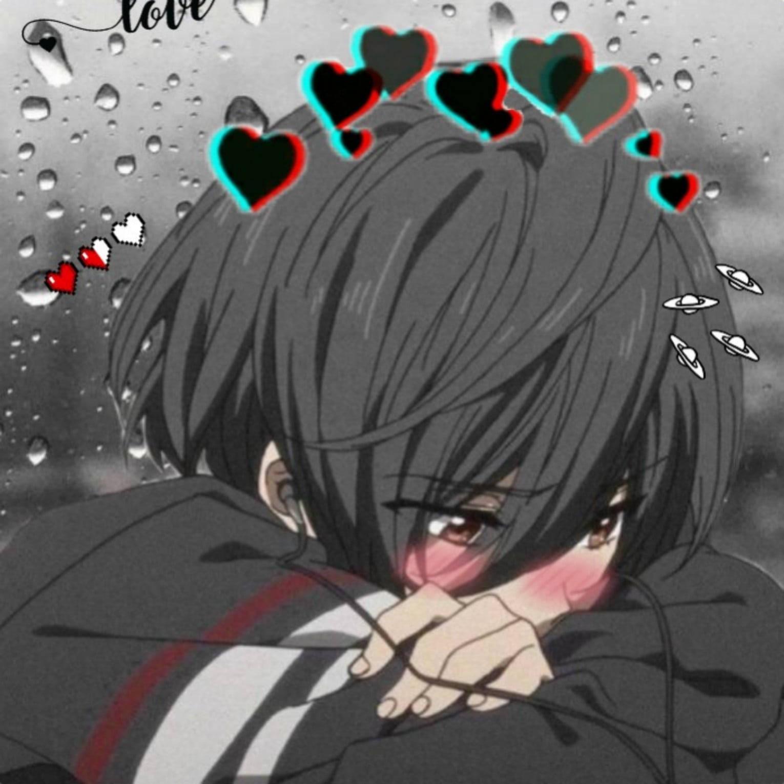 Tiktok Aesthetic Sad Boy Cartoon — 1530x1530 wallpaper