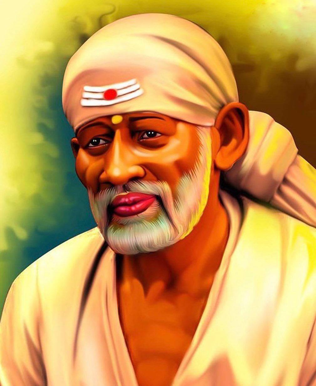 Tilak Forehead Marking Sai Baba Phone — 1009x1232 wallpaper