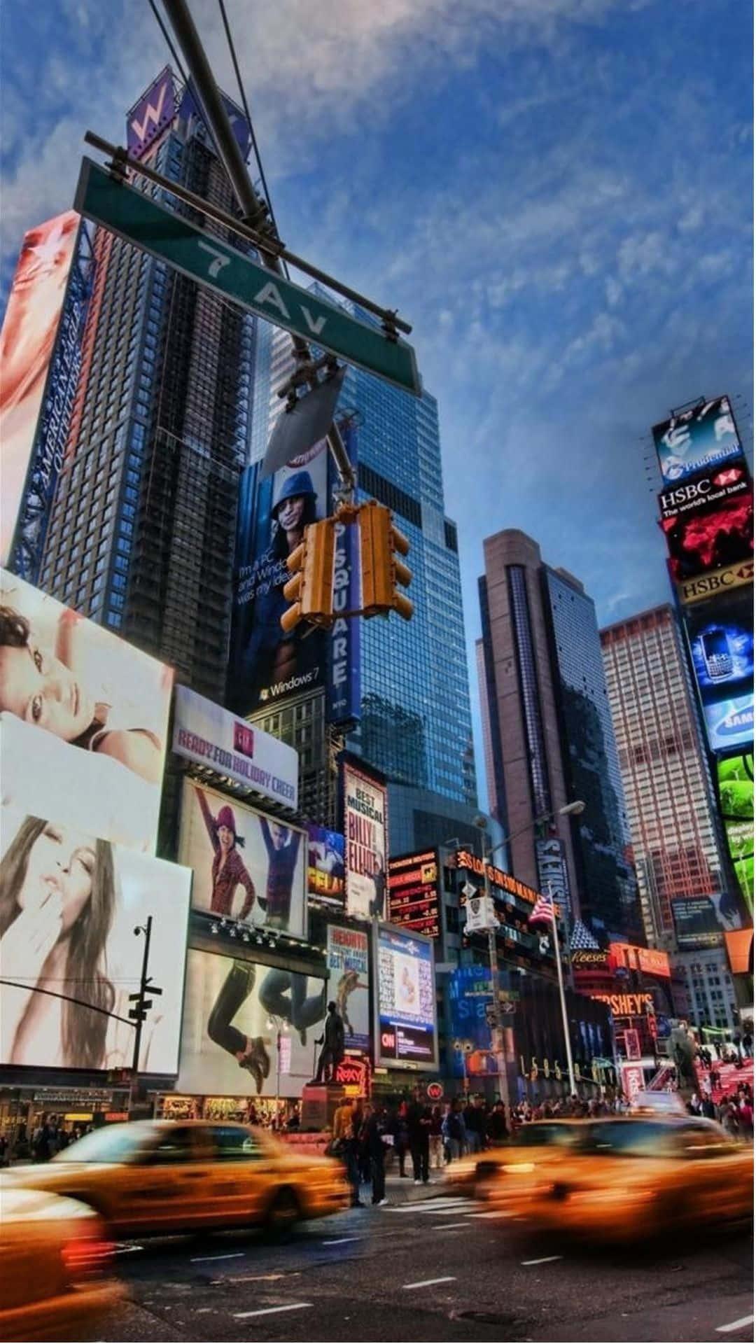 times square, new york city — 1080x1920 wallpaper