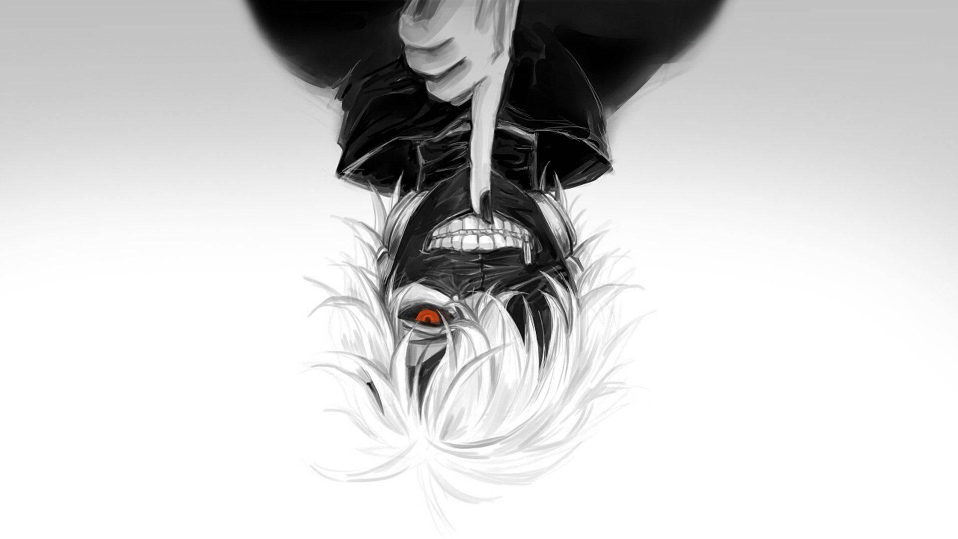 Tokyo Ghoul's Protagonist, Kaneki Ken defying gravity. — 1920x1080 wallpaper