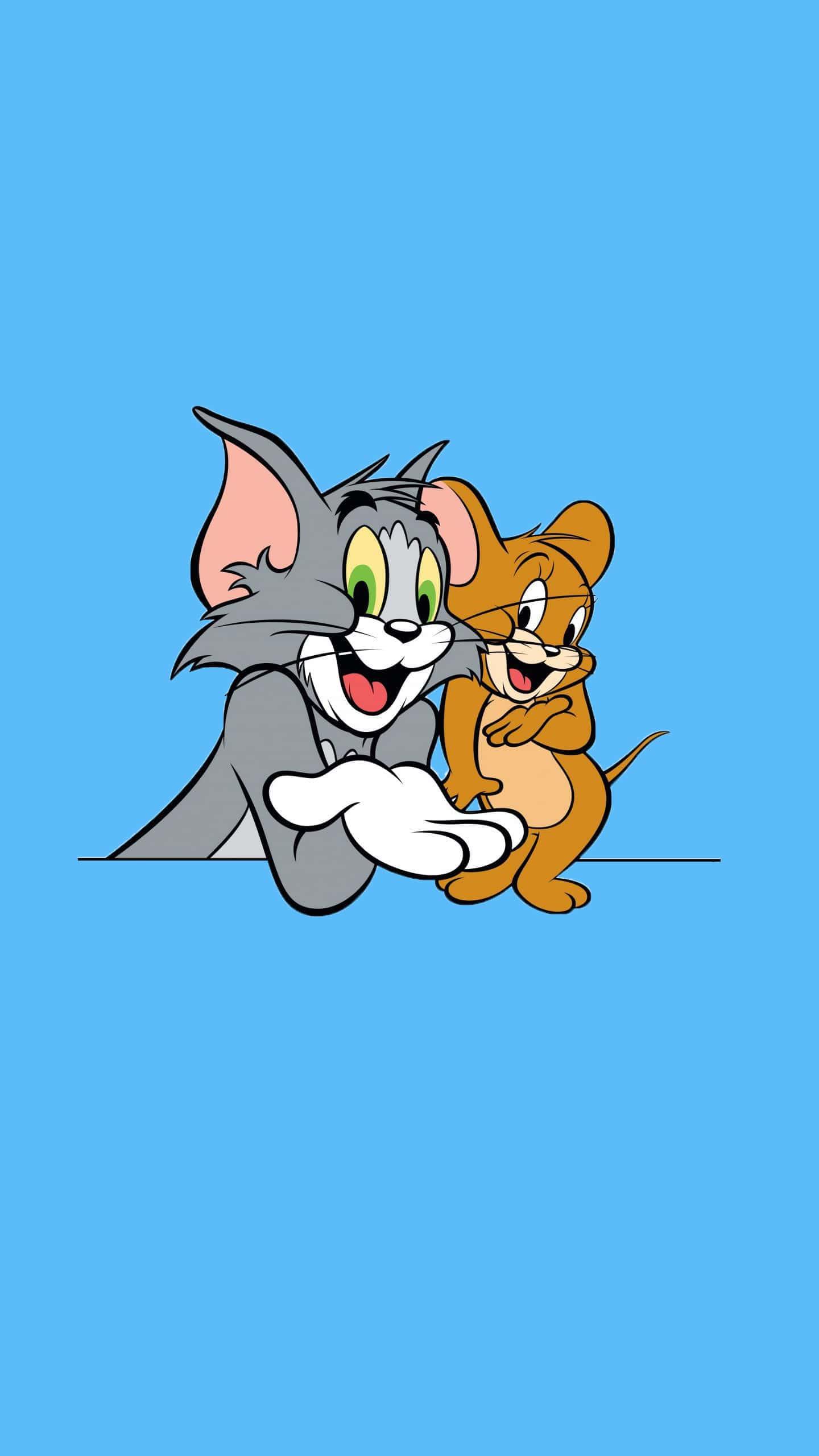 Tom And Jerry chase each other in an endless game of pursuit — 1440x2560 wallpaper