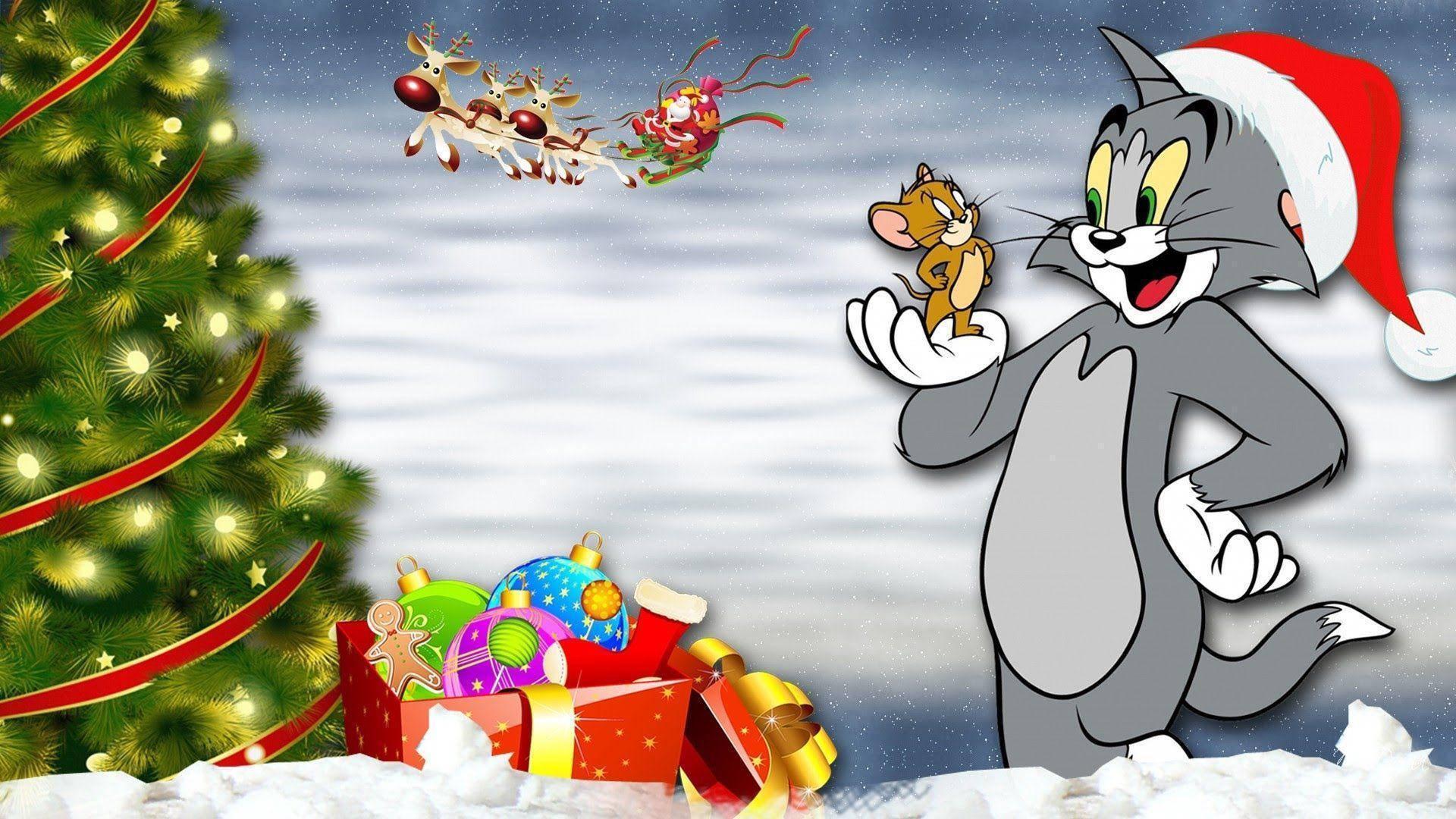 Tom And Jerry Christmas — 1920x1080 wallpaper