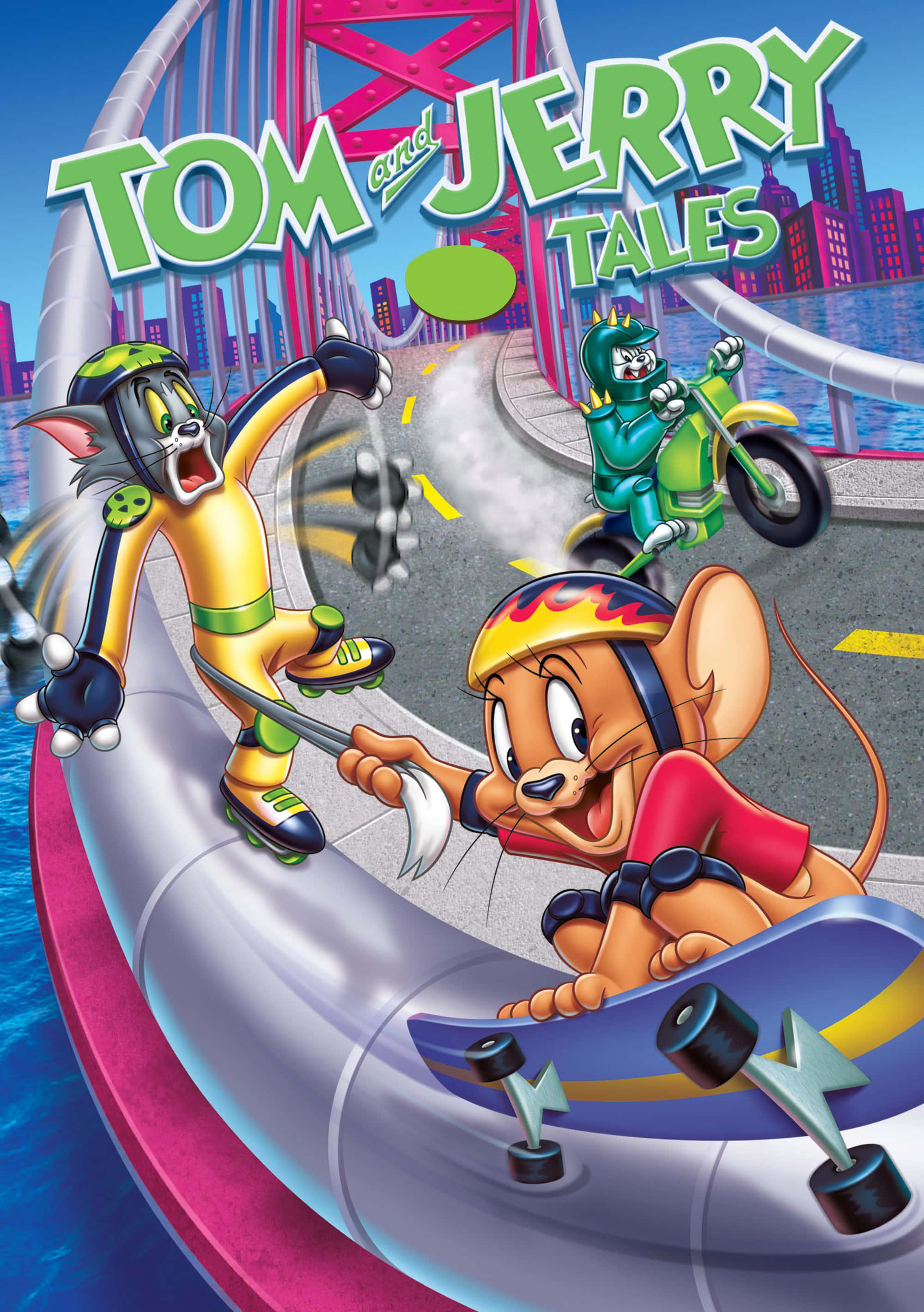 Tom and Jerry enjoy a laugh — 2000x2841 wallpaper