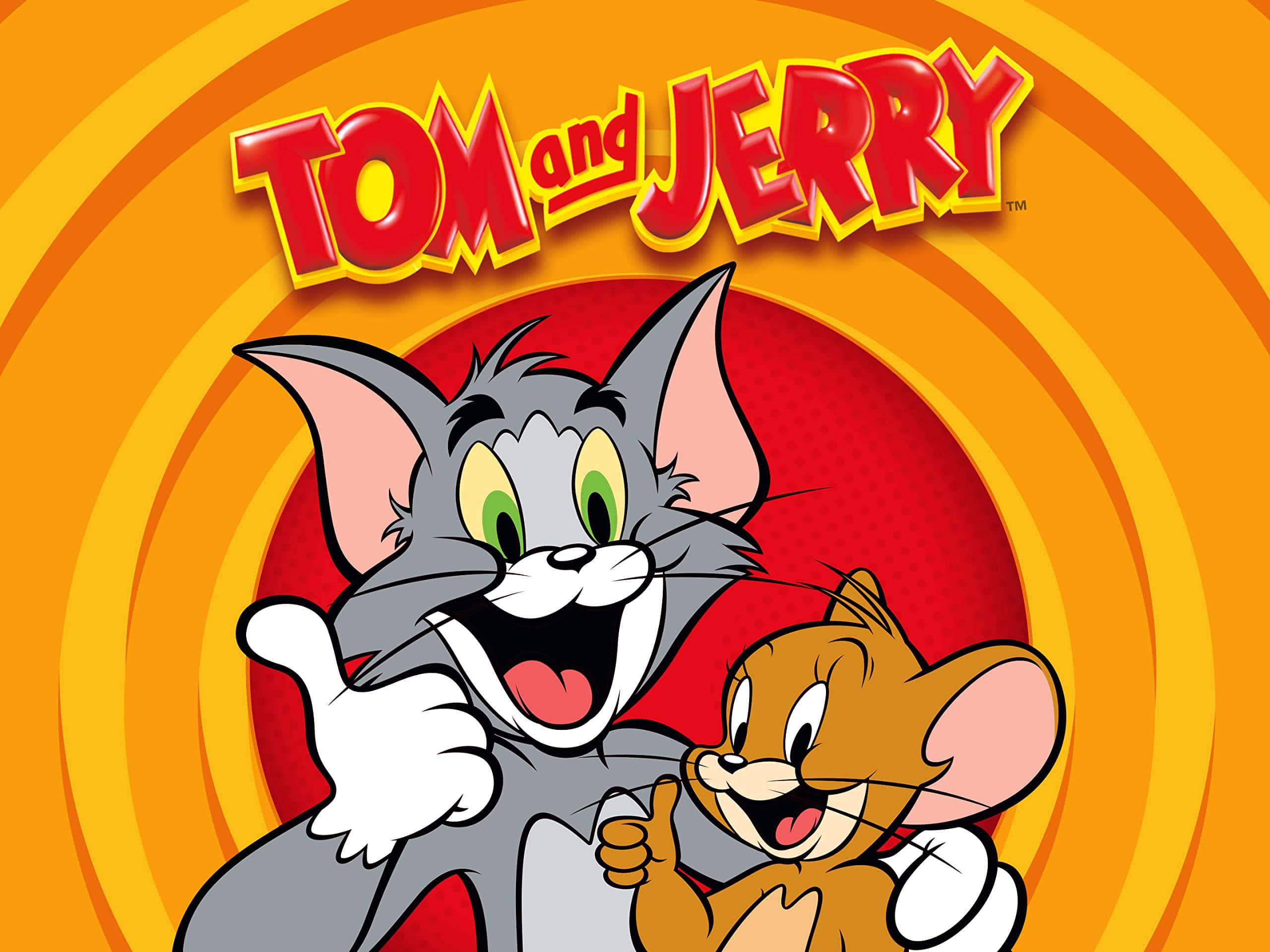 Tom and Jerry having a laugh — 2560x1920 wallpaper