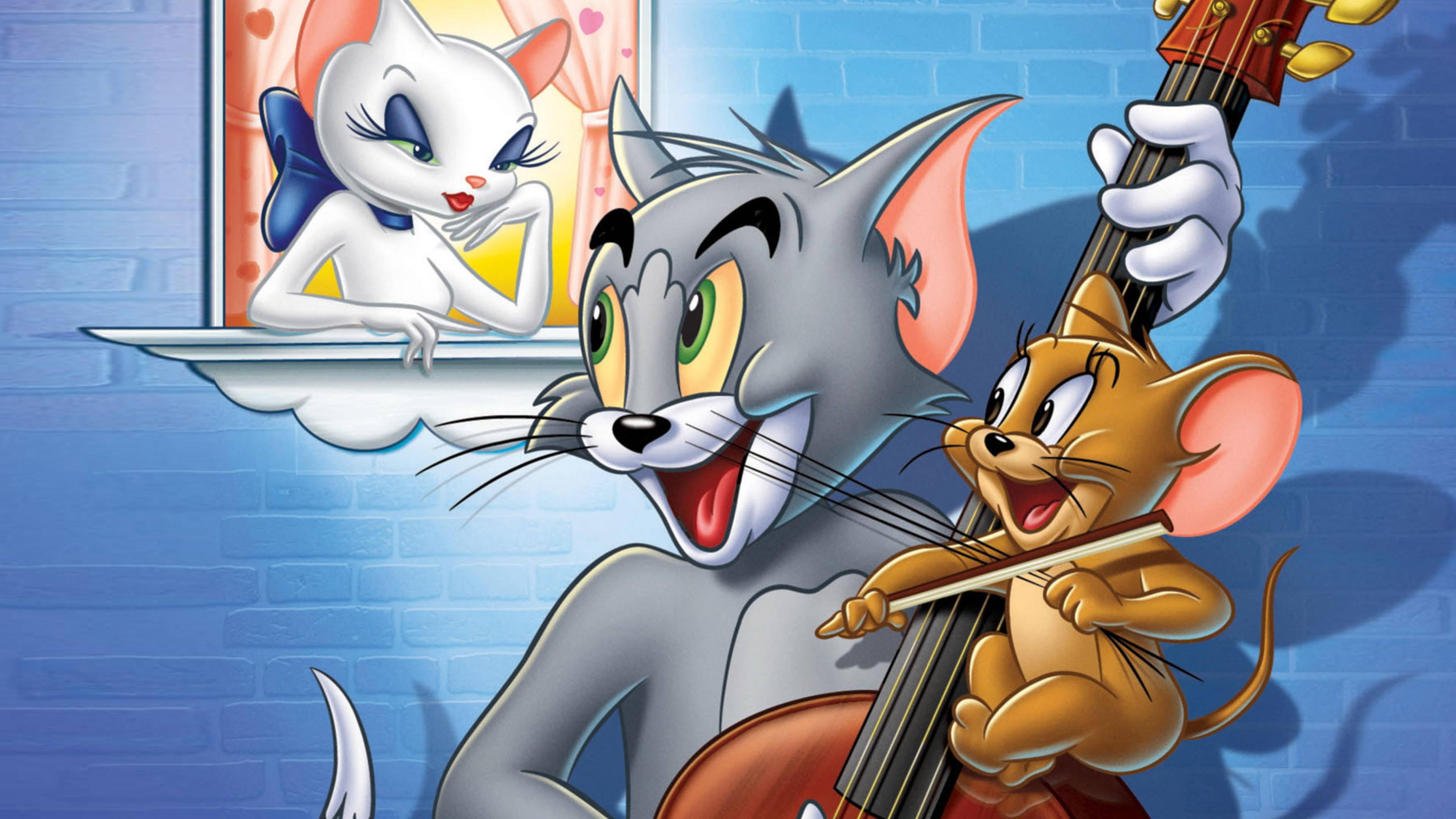 Tom And Jerry Hearts And Whiskers — 3840x2160 wallpaper