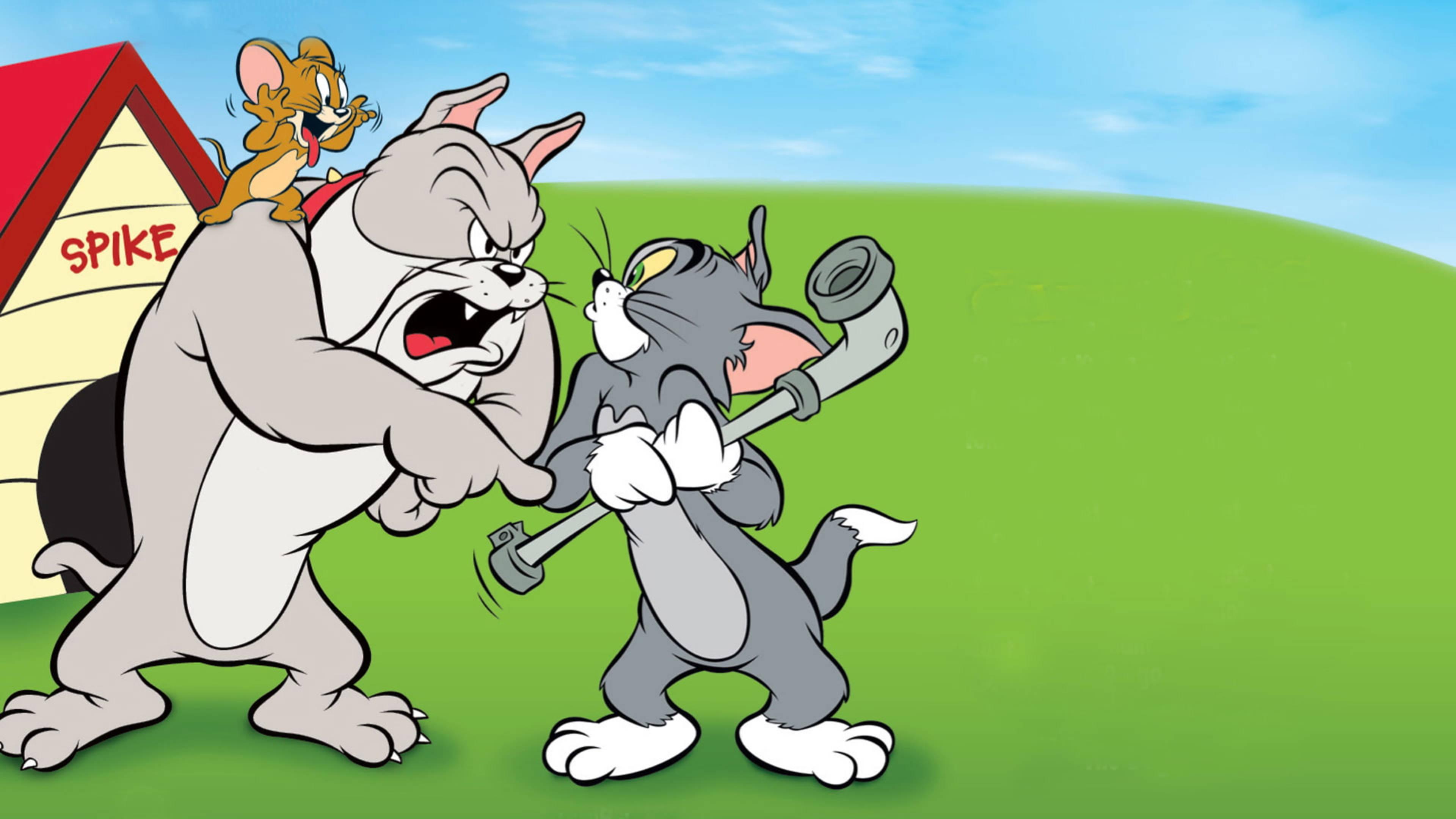 Tom And Jerry In The Dog House — 3840x2160 wallpaper