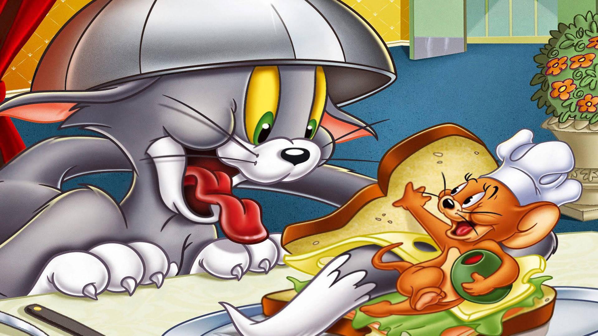 Tom And Jerry Mouse Sandwich Scene — 1920x1080 wallpaper