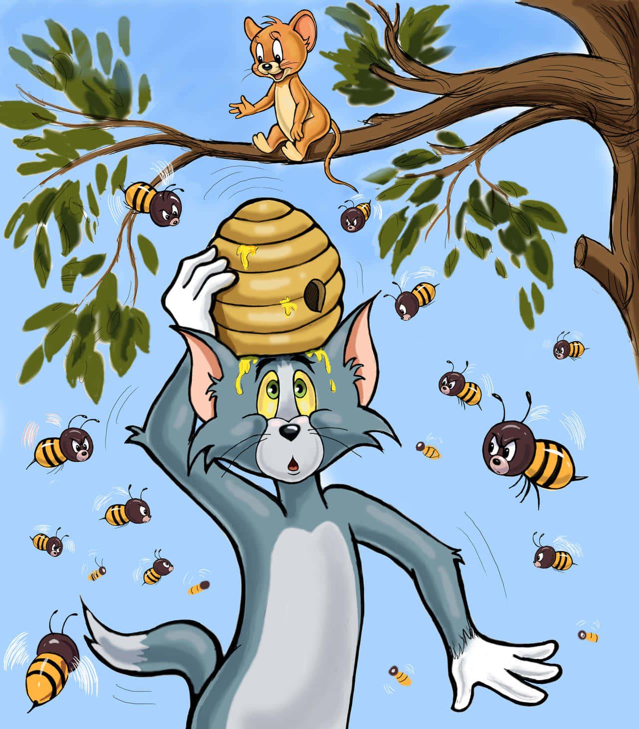 Tom And Jerry's Ongoing Rivalry — 1280x1459 wallpaper