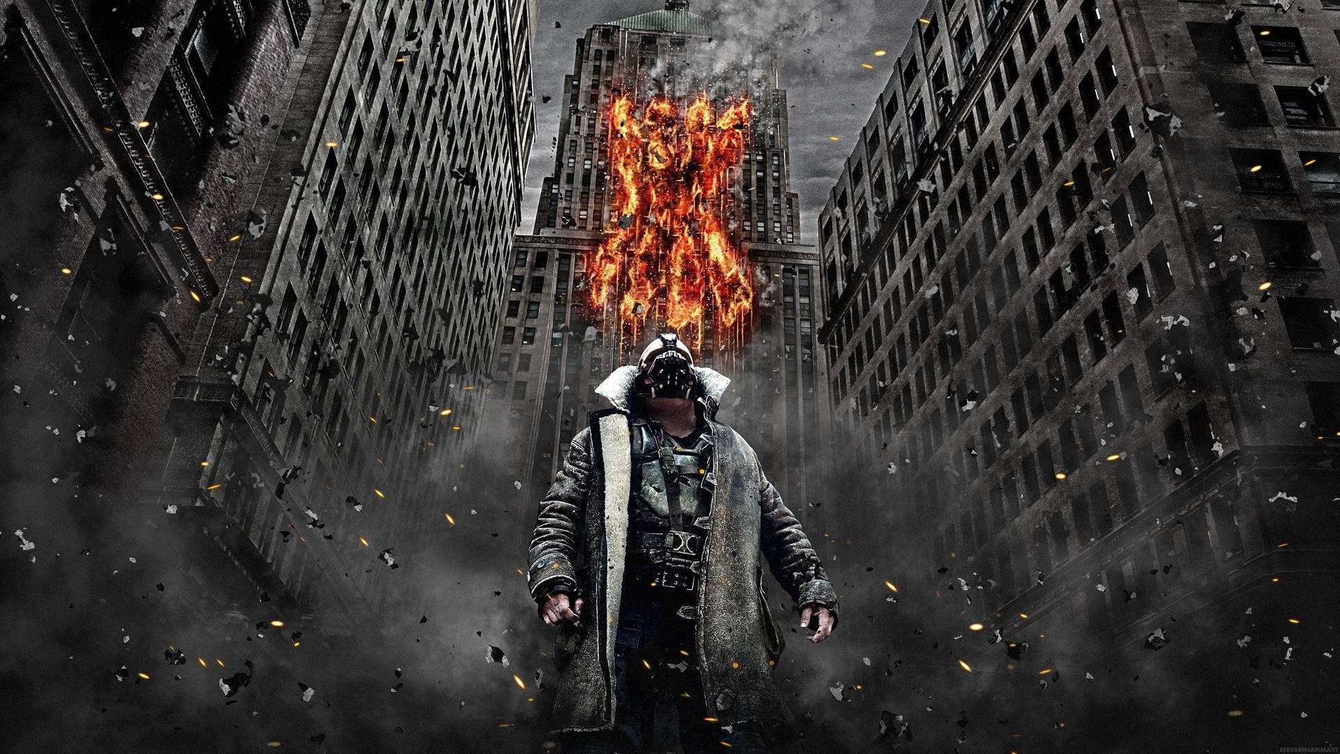 Tom Hardy as Bane in The Dark Knight — 1920x1080 wallpaper