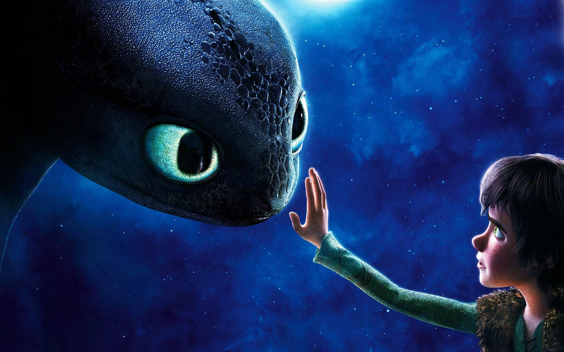 Toothless Hiccup Night Laptop — 1920x1200 wallpaper