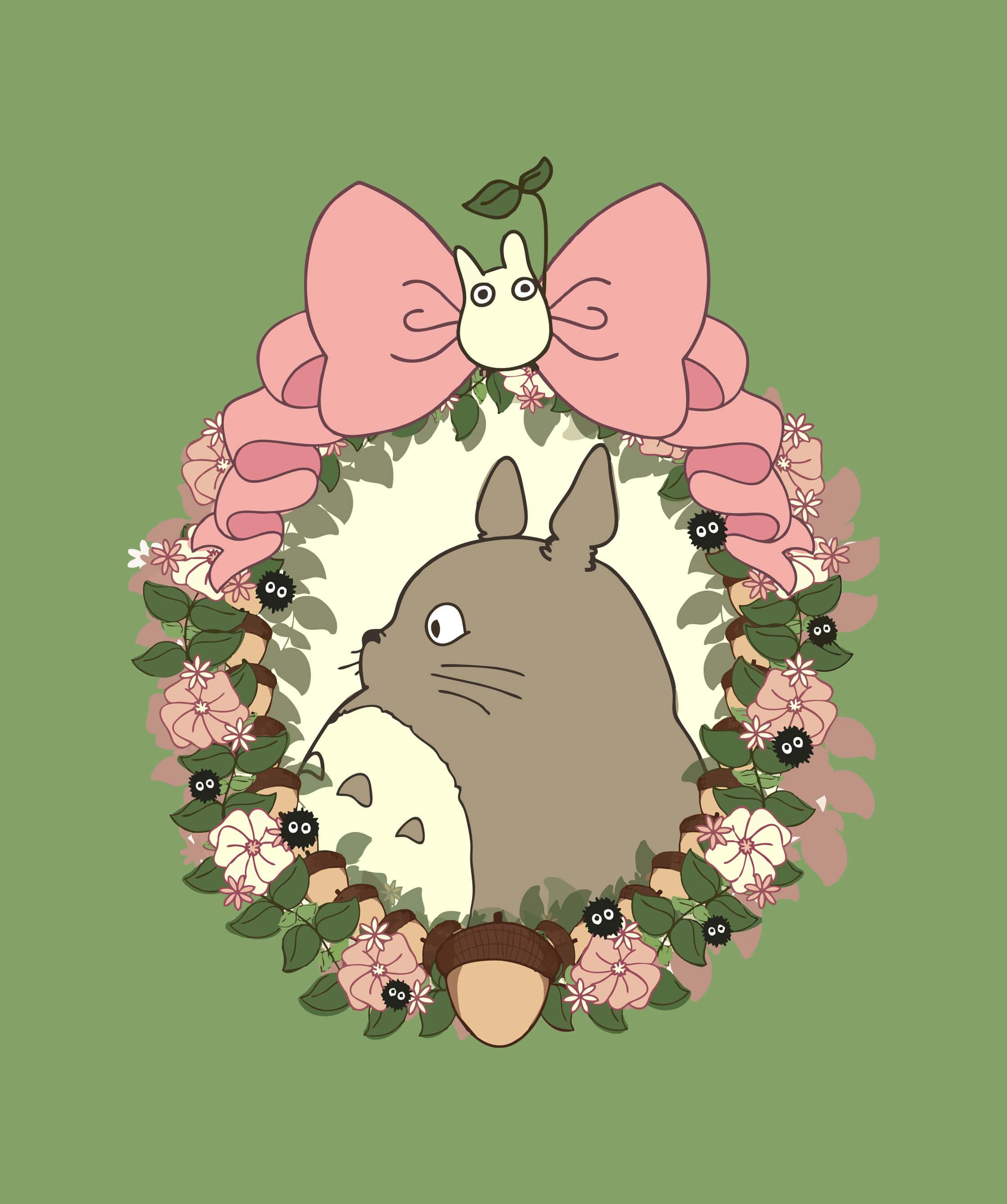 Totoro, the beloved forest spirit from the popular Studio Ghibli classic — 2235x2674 wallpaper