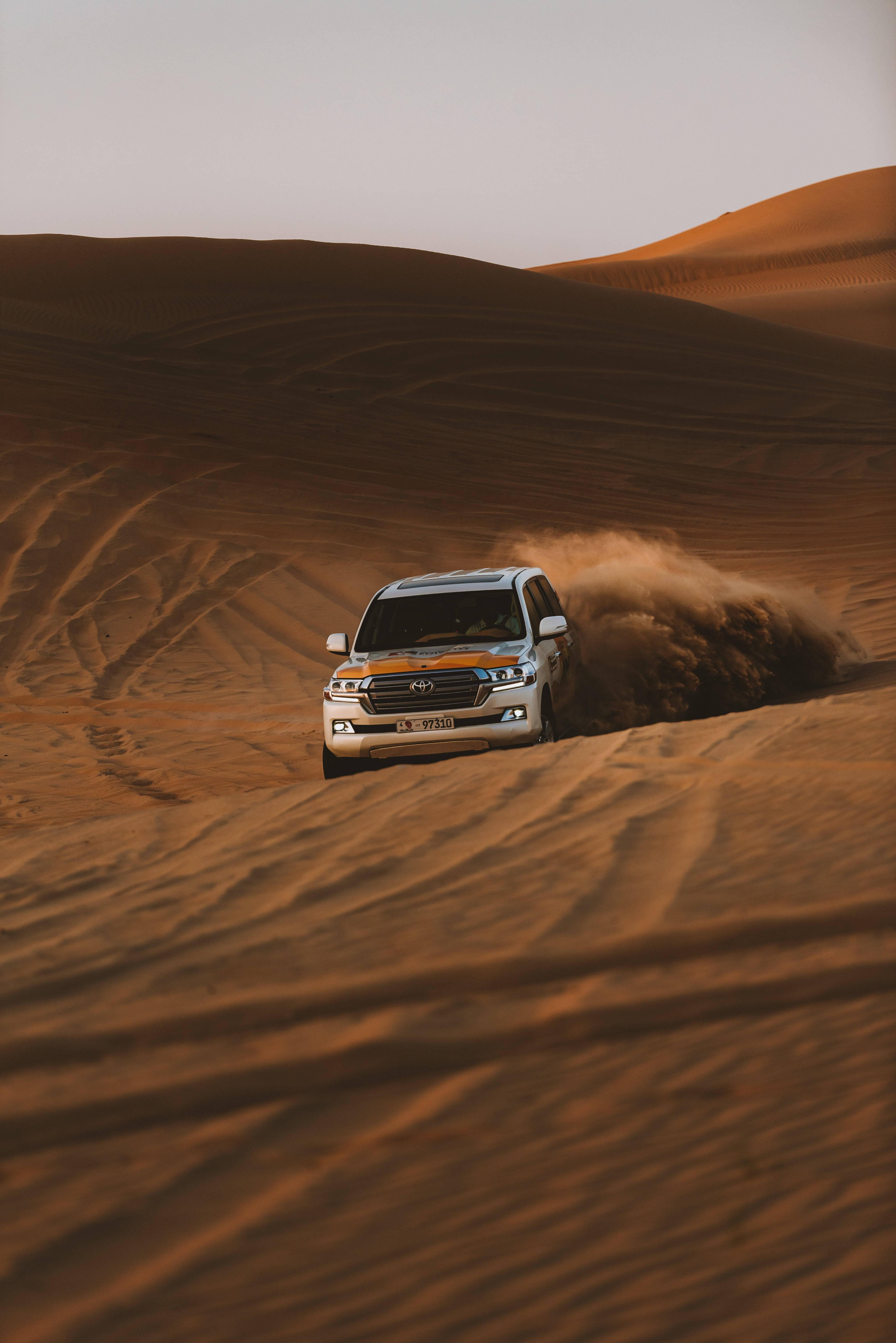 Toyota Fortuner Off-road Driving In Desert — 4016x6016 wallpaper