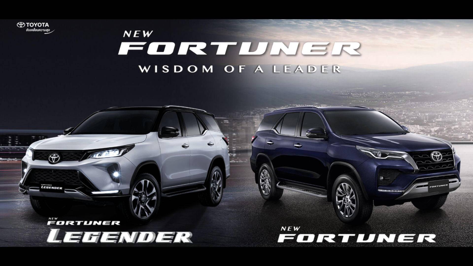 Toyota Fortuner Standard And Legender Editions — 1920x1080 wallpaper