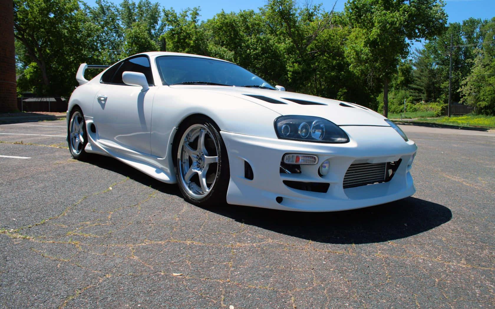 Toyota Supra Racing Car on Track — 1680x1050 wallpaper