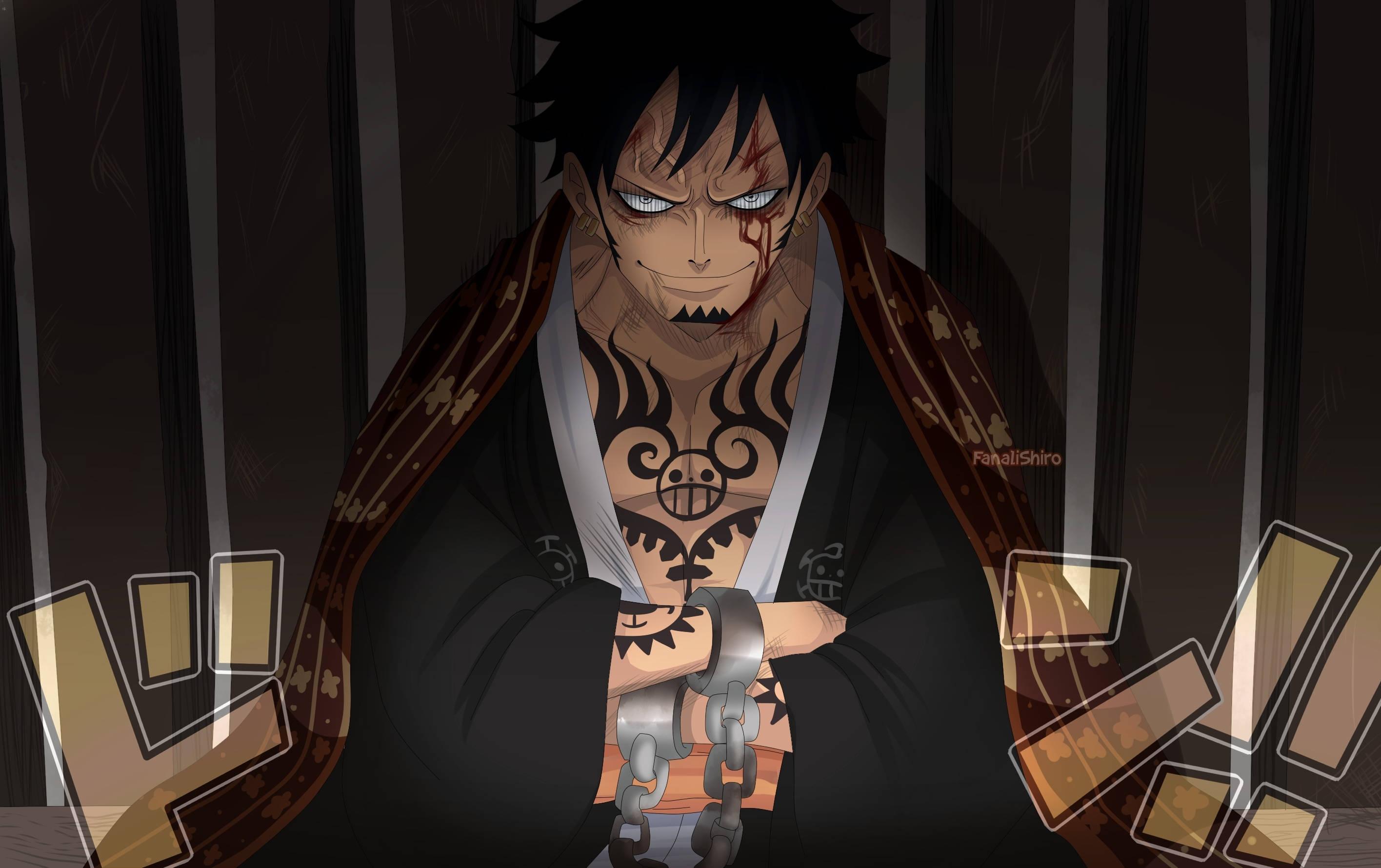 Trafalgar Artwork One Piece Desktop — 2831x1780 wallpaper