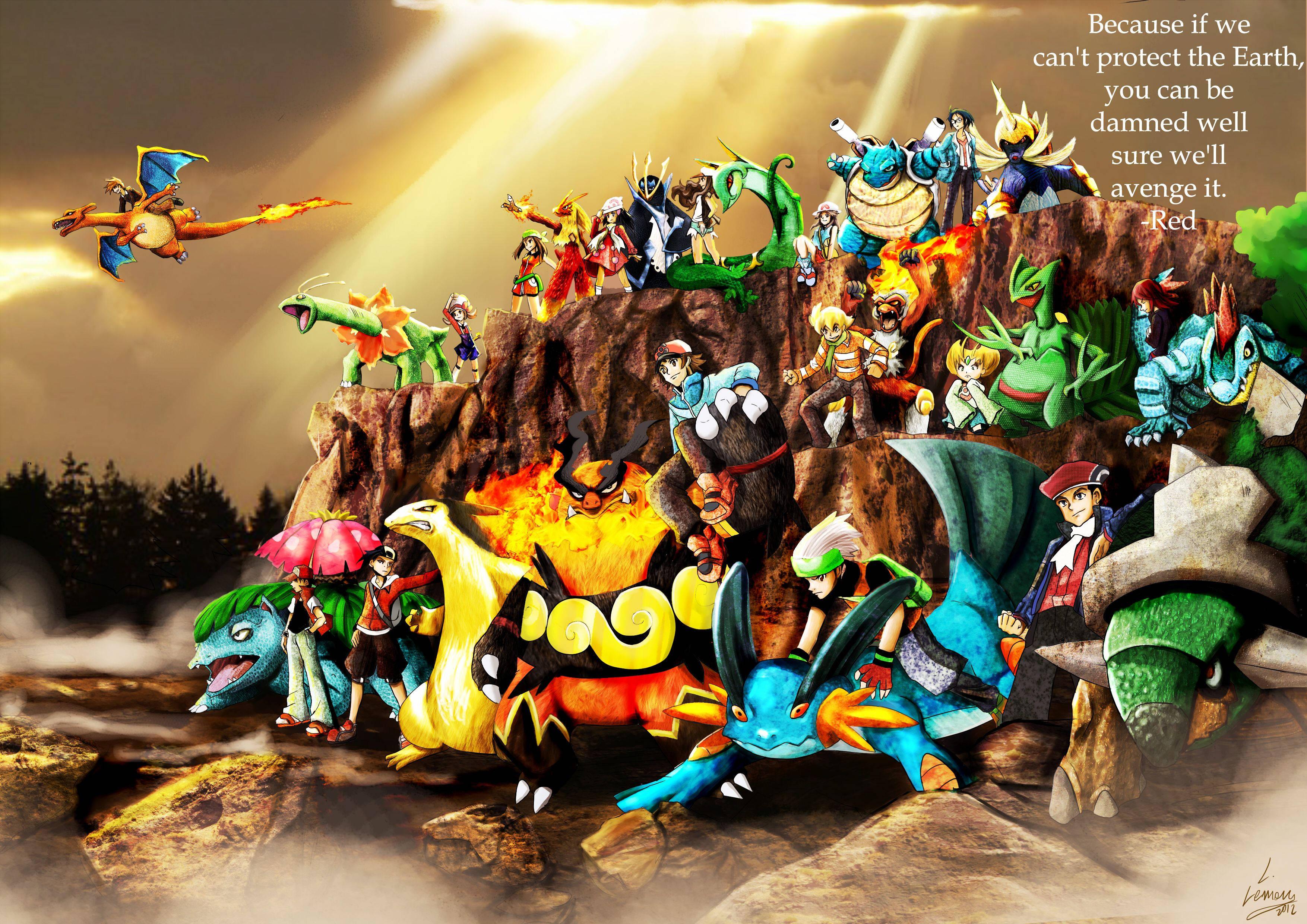 Trainers, Gotta Catch Them All! — 3508x2480 wallpaper
