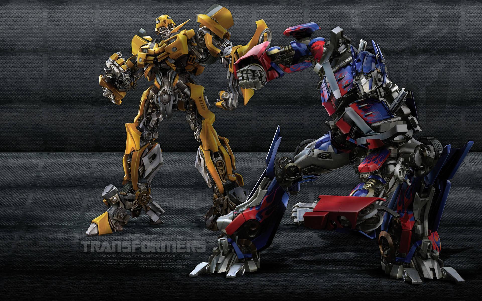 Transformers Optimus And Bumblebee — 1920x1200 wallpaper