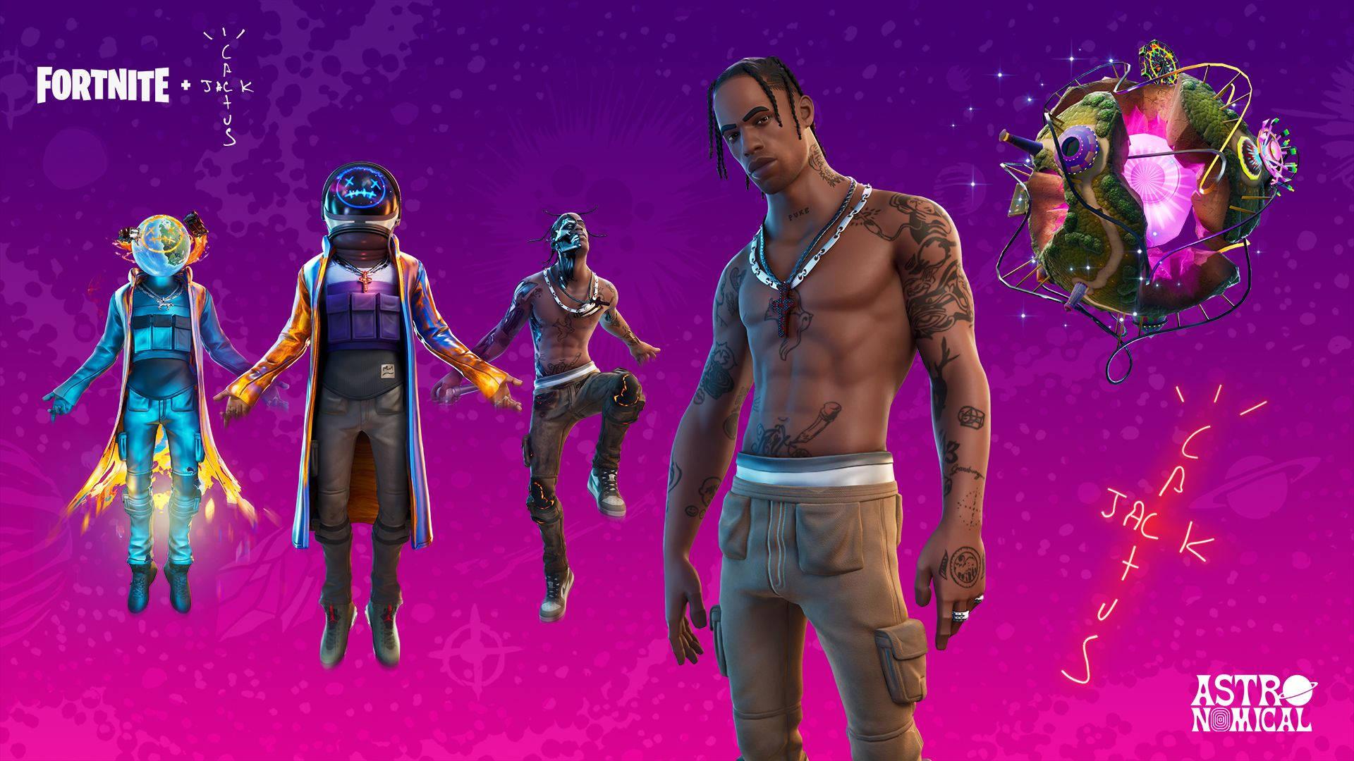 Travis Scott Fortnite Skins — 1920x1080 wallpaper