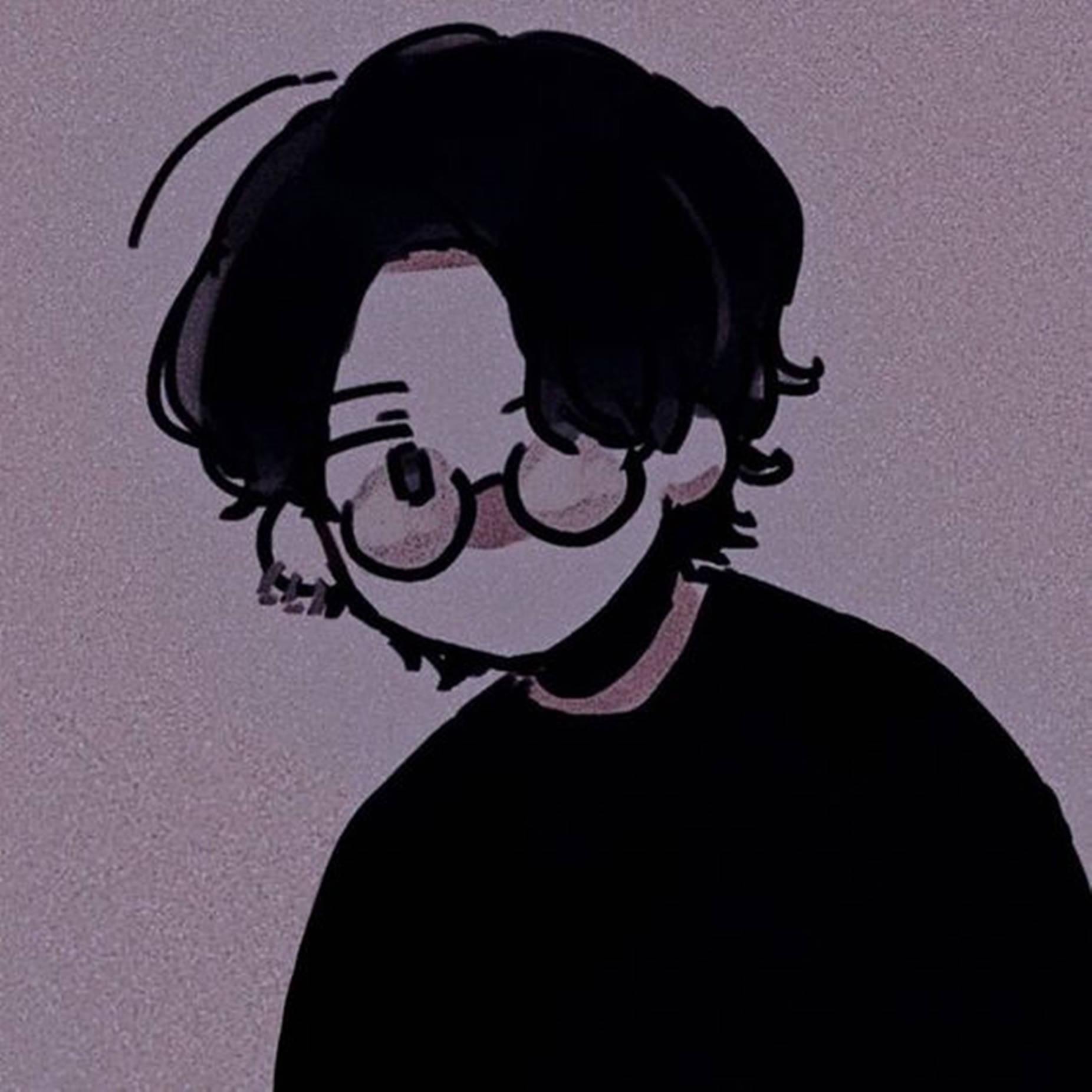 Trendy Geek - An Artistic Illustration of a Cool Boy with Glasses — 1852x1852 wallpaper