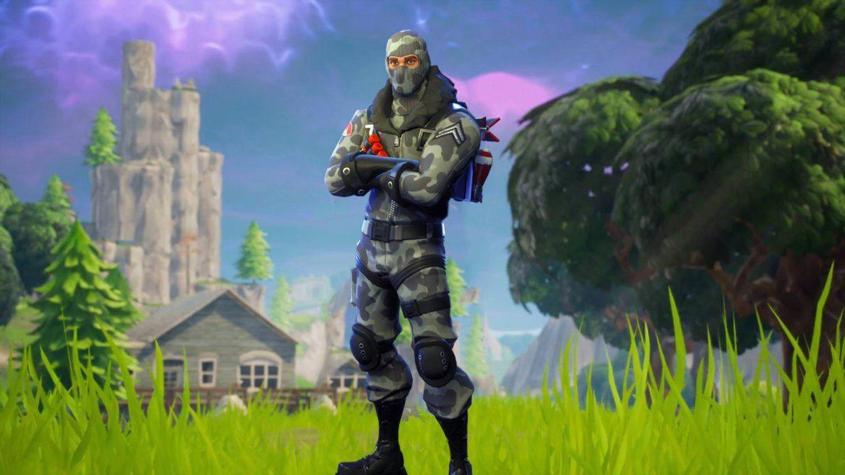 'Trick or Treat with the Halloween-themed Havoc Skin in Fortnite!'