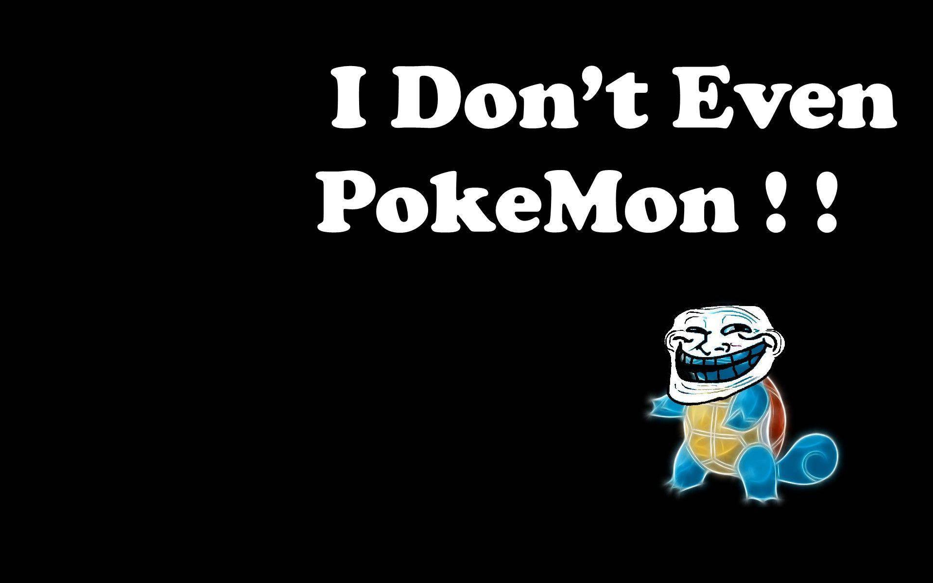 Trollface Squirtle Funny Meme — 1920x1200 wallpaper