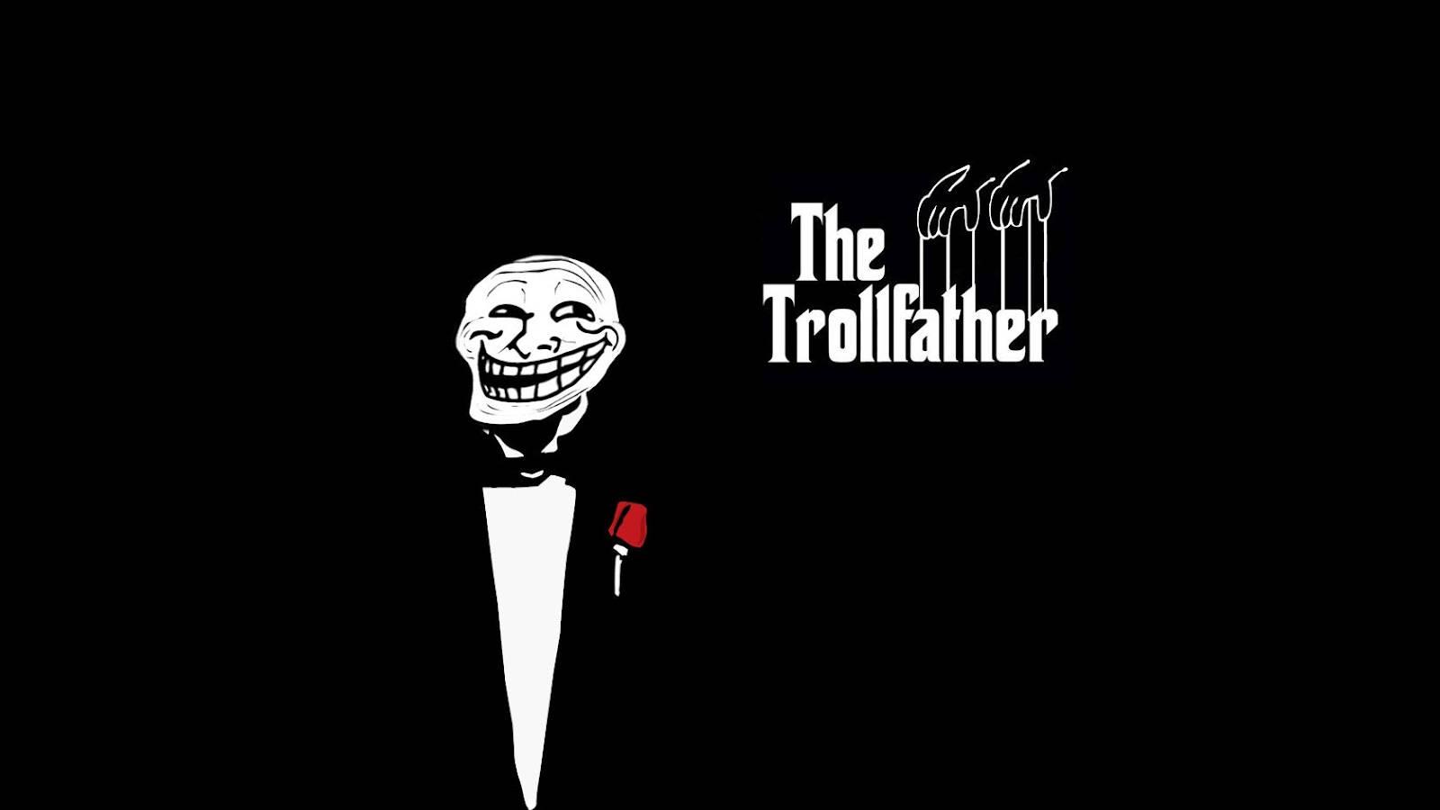Trollfather Funny meme — 1600x900 wallpaper