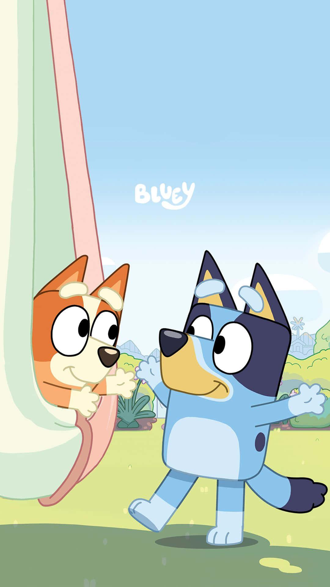 two cartoon characters are sitting in a hammock — 1080x1920 wallpaper