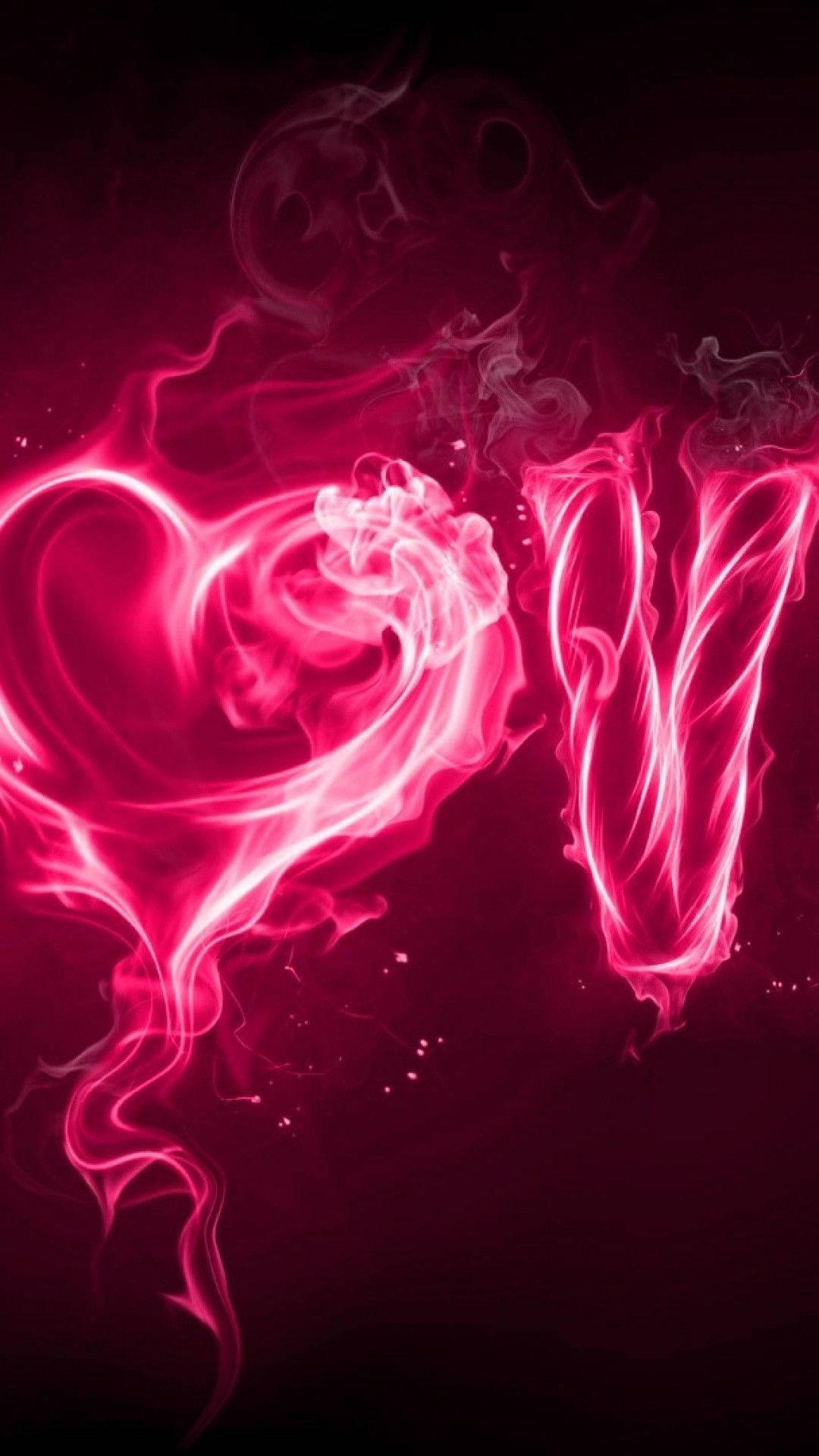 Two lovers dancing in pink — 1080x1920 wallpaper