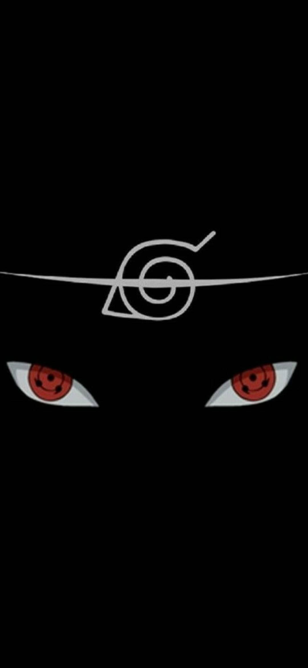 Uchiha Itachi PFP Sharingan And Konoha Symbol — 1080x2340 wallpaper