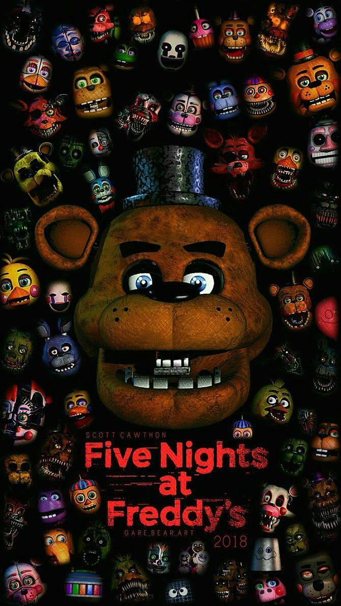 Ultimate FNAF Character Squad — 670x1191 wallpaper