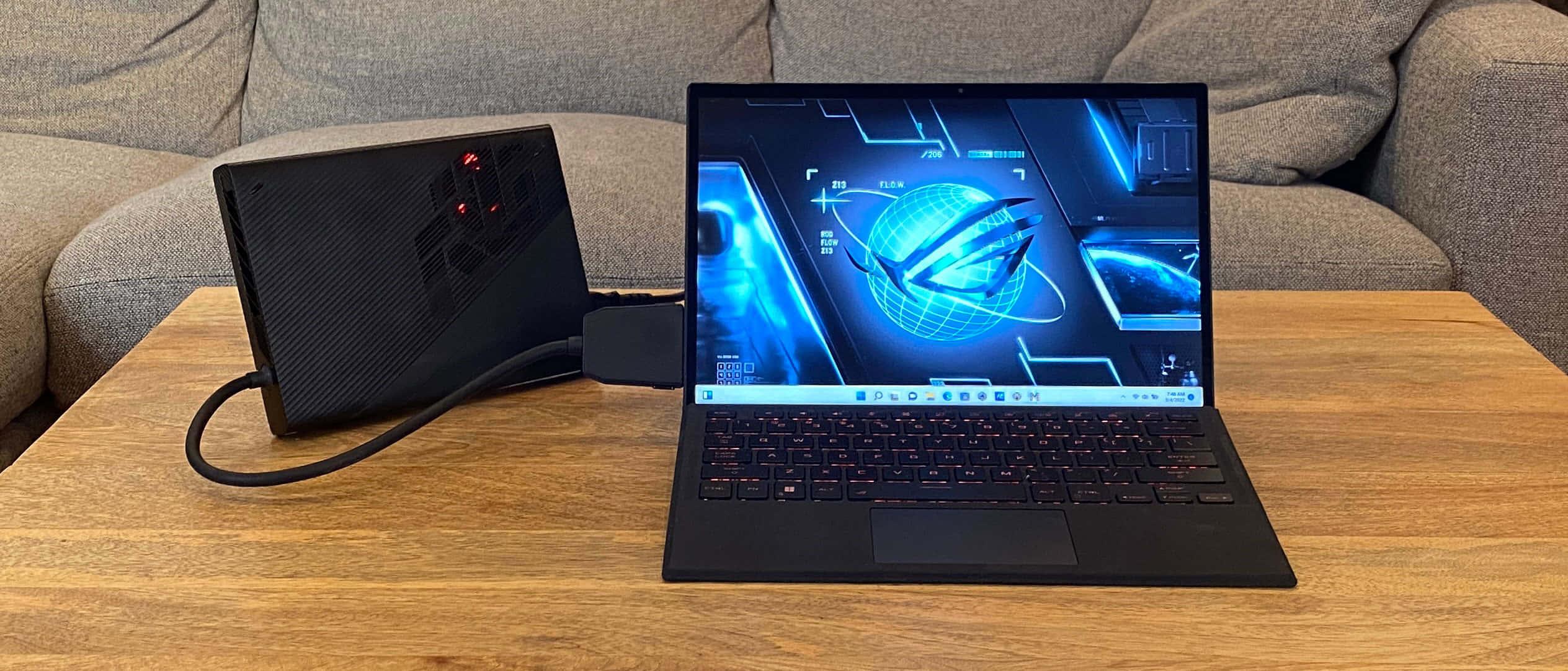 Ultra-slim and Ready to Play: The ASUS ROG Strix SCAR II — 2528x1083 wallpaper
