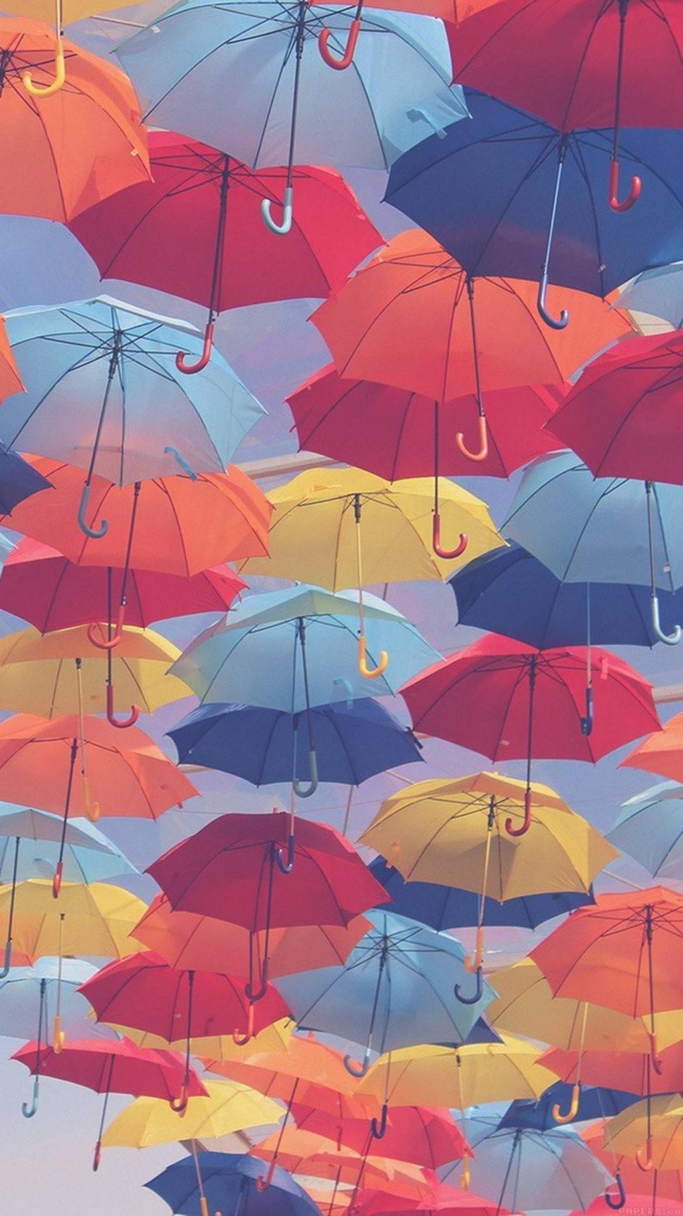Umbrella Girly Lock Screen Iphone — 970x1725 wallpaper