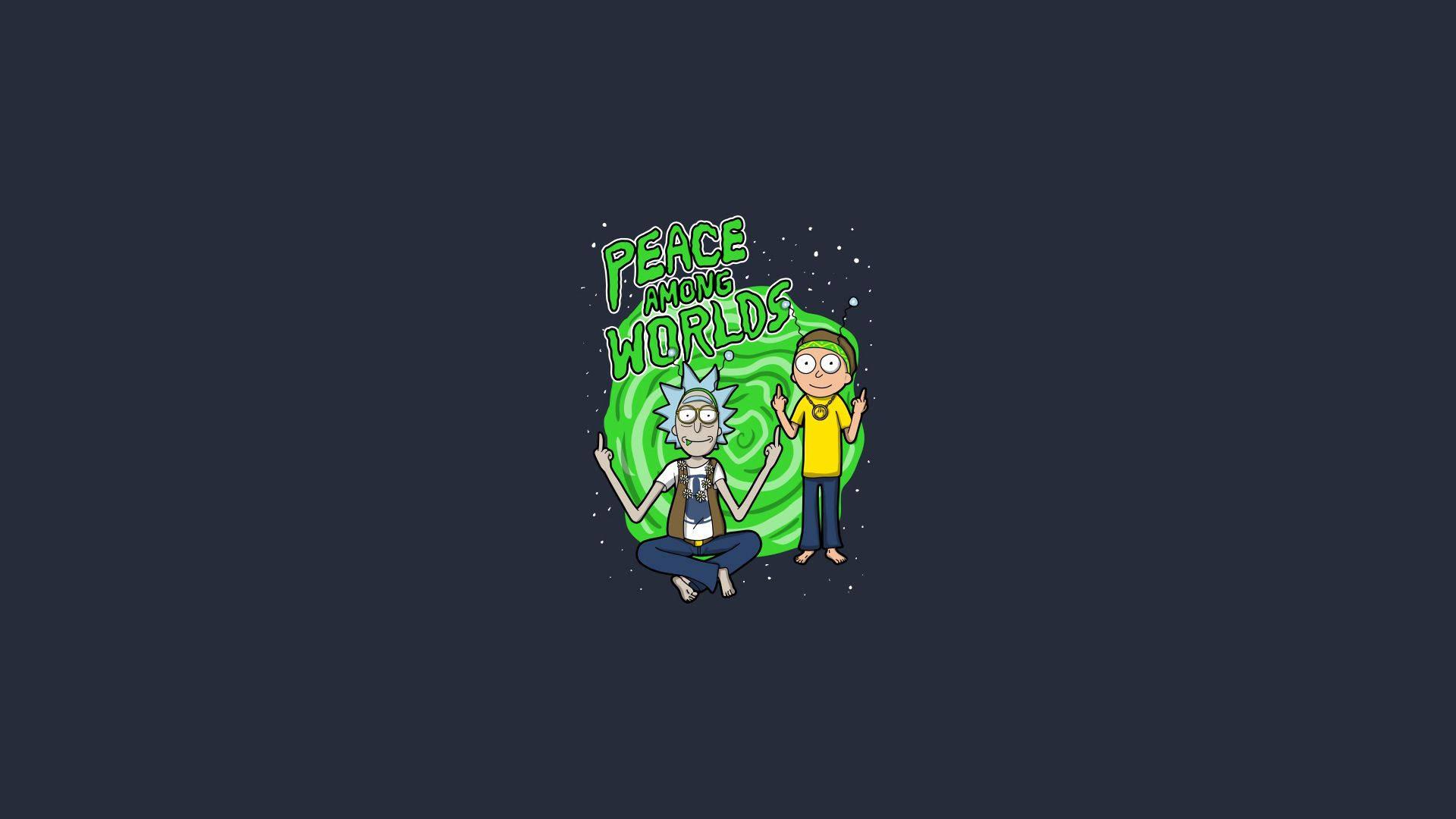 Unite and Take Over – Rick And Morty Peace Among Worlds — 1920x1080 wallpaper