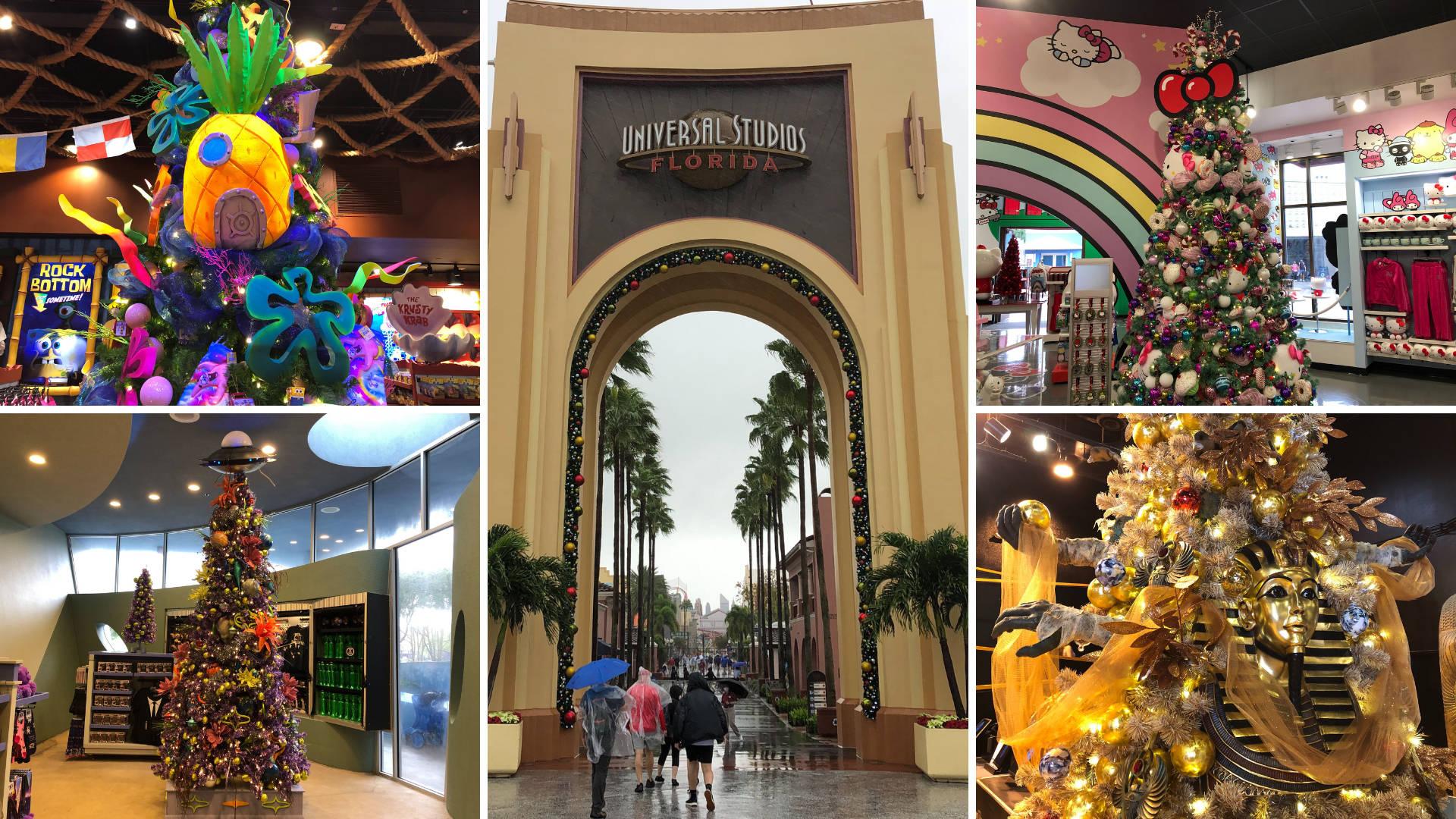 Universal Studios Christmas Collage — 1920x1080 wallpaper