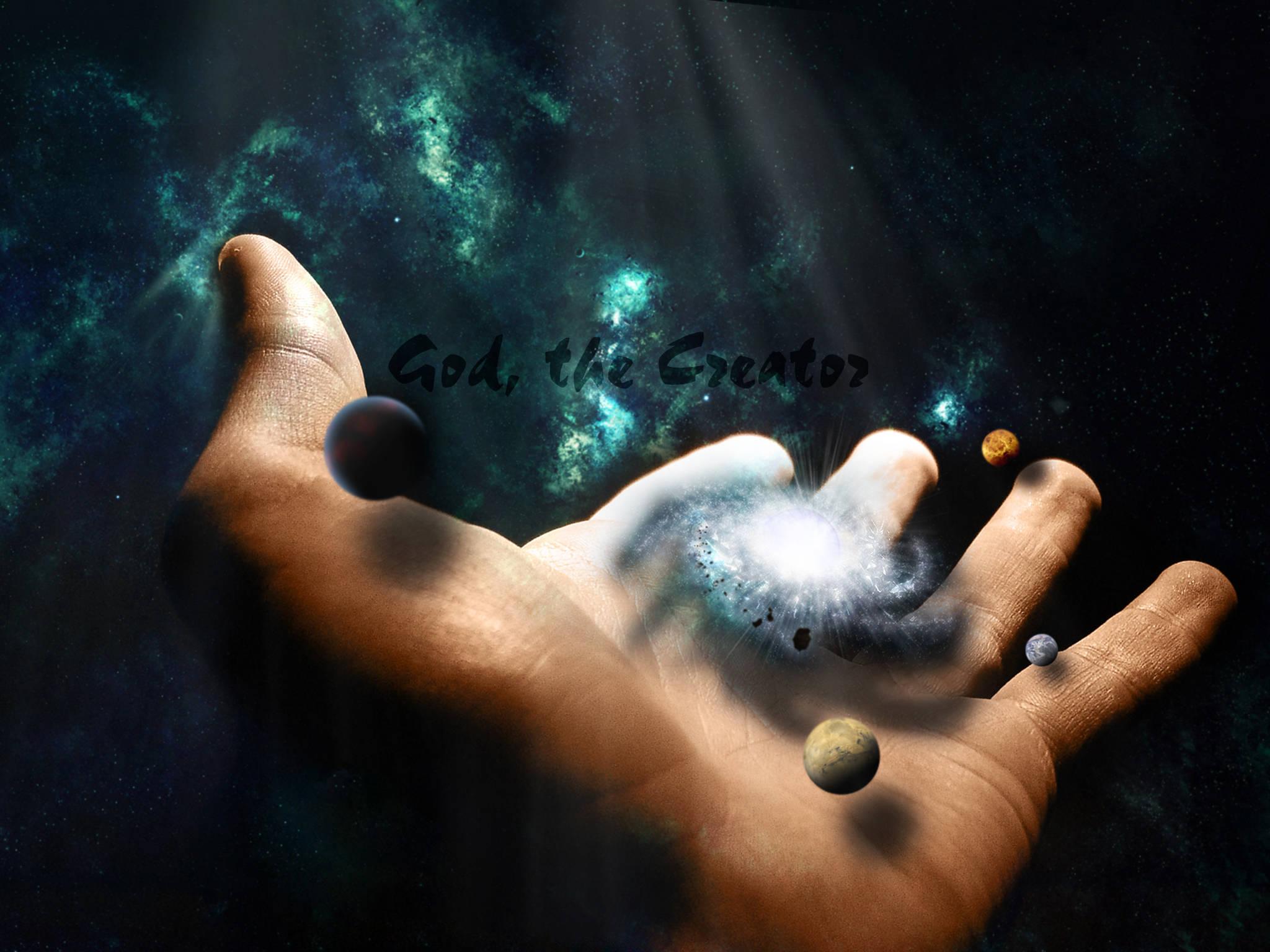 Universe In God's Hand — 2048x1536 wallpaper