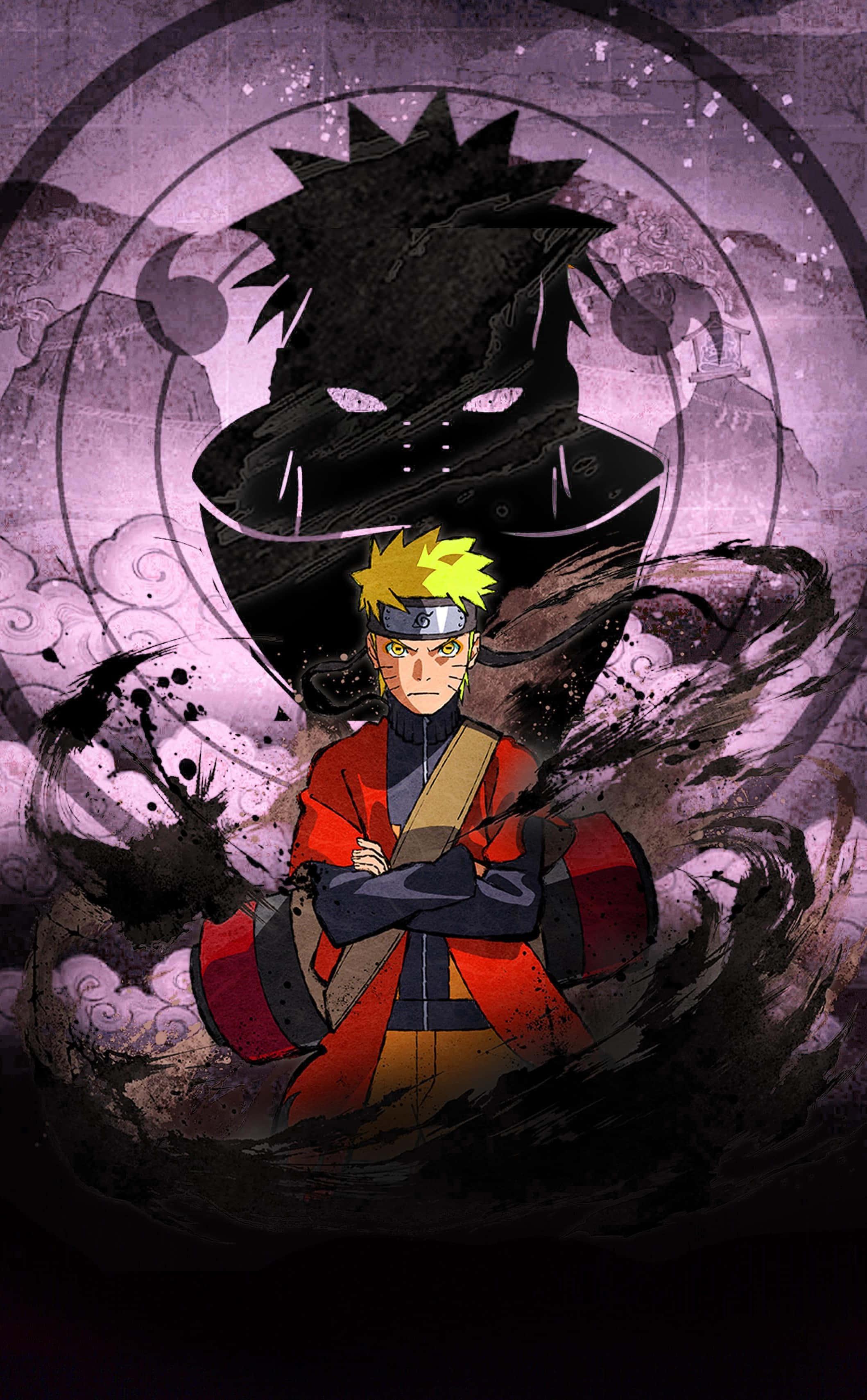 Unleash the Power of the Nine-Tails with this Epic Naruto Phone Background — 2117x3419 wallpaper