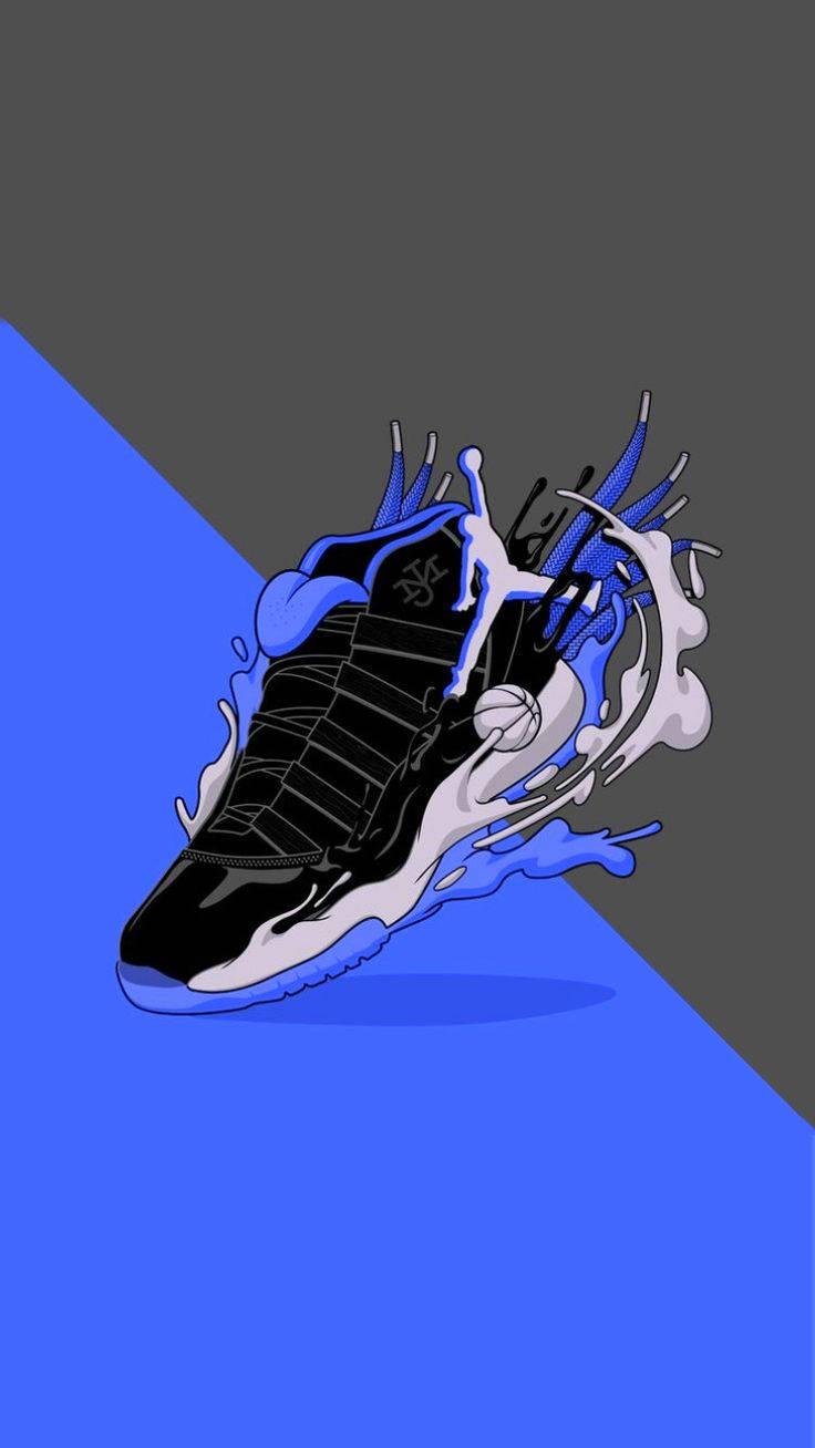 Unleashing Style with Cool Drip Sneakers. — 736x1308 wallpaper