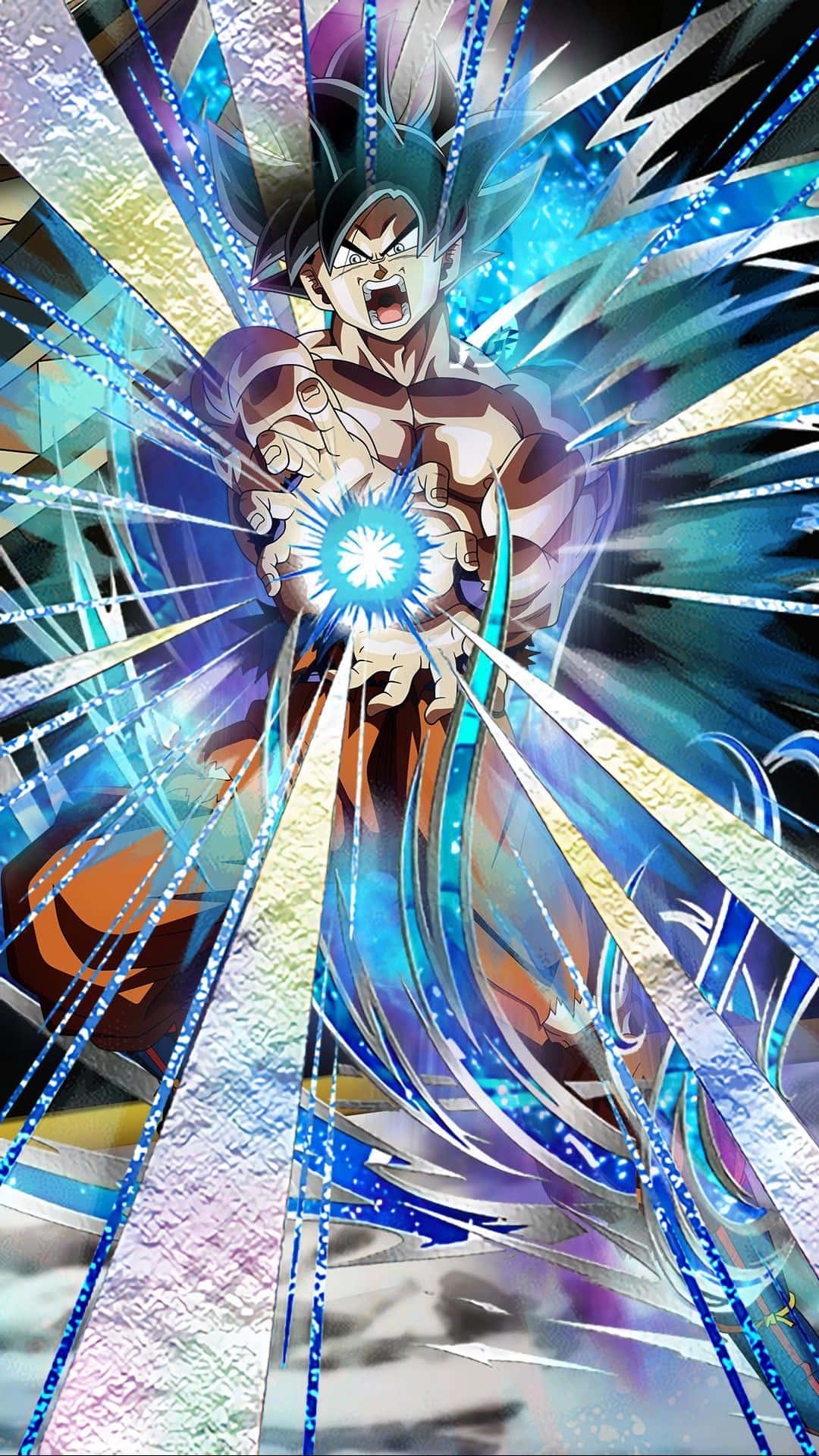 Unlock the power of Goku's Ultra Instinct — 1080x1920 wallpaper