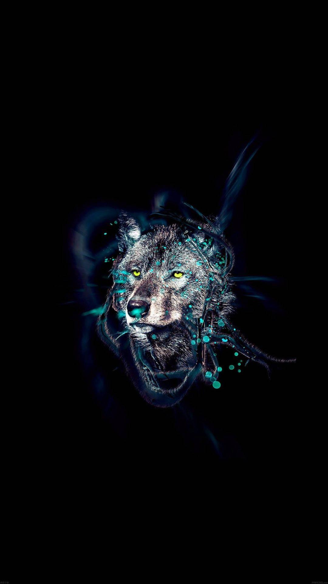Unlock Your Inner Wolf With the Glowing Power of Amoled — 1080x1920 wallpaper