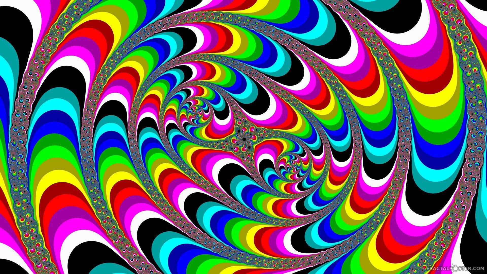 Unlock Your Mind with Psychedelic Swirl — 1920x1080 wallpaper