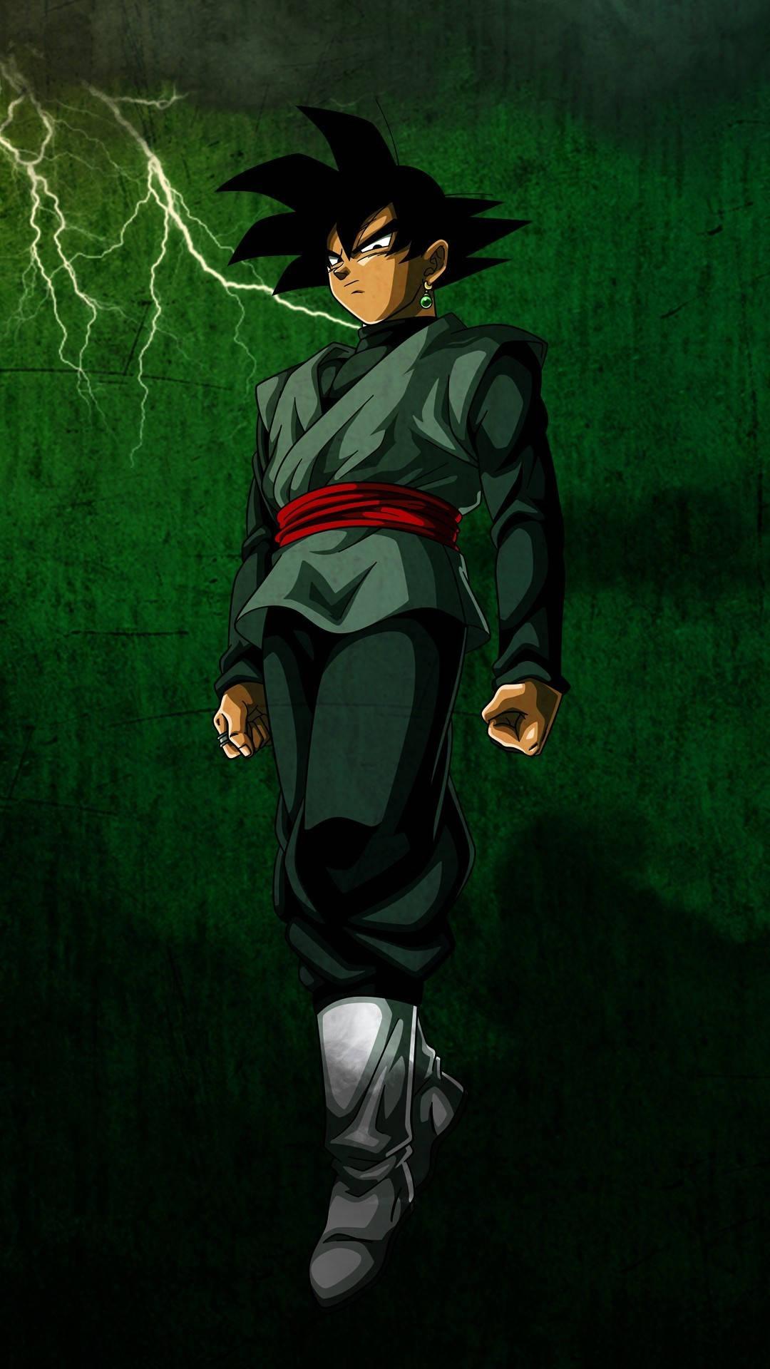 Unstoppable power radiates from Goku Black — 1080x1920 wallpaper