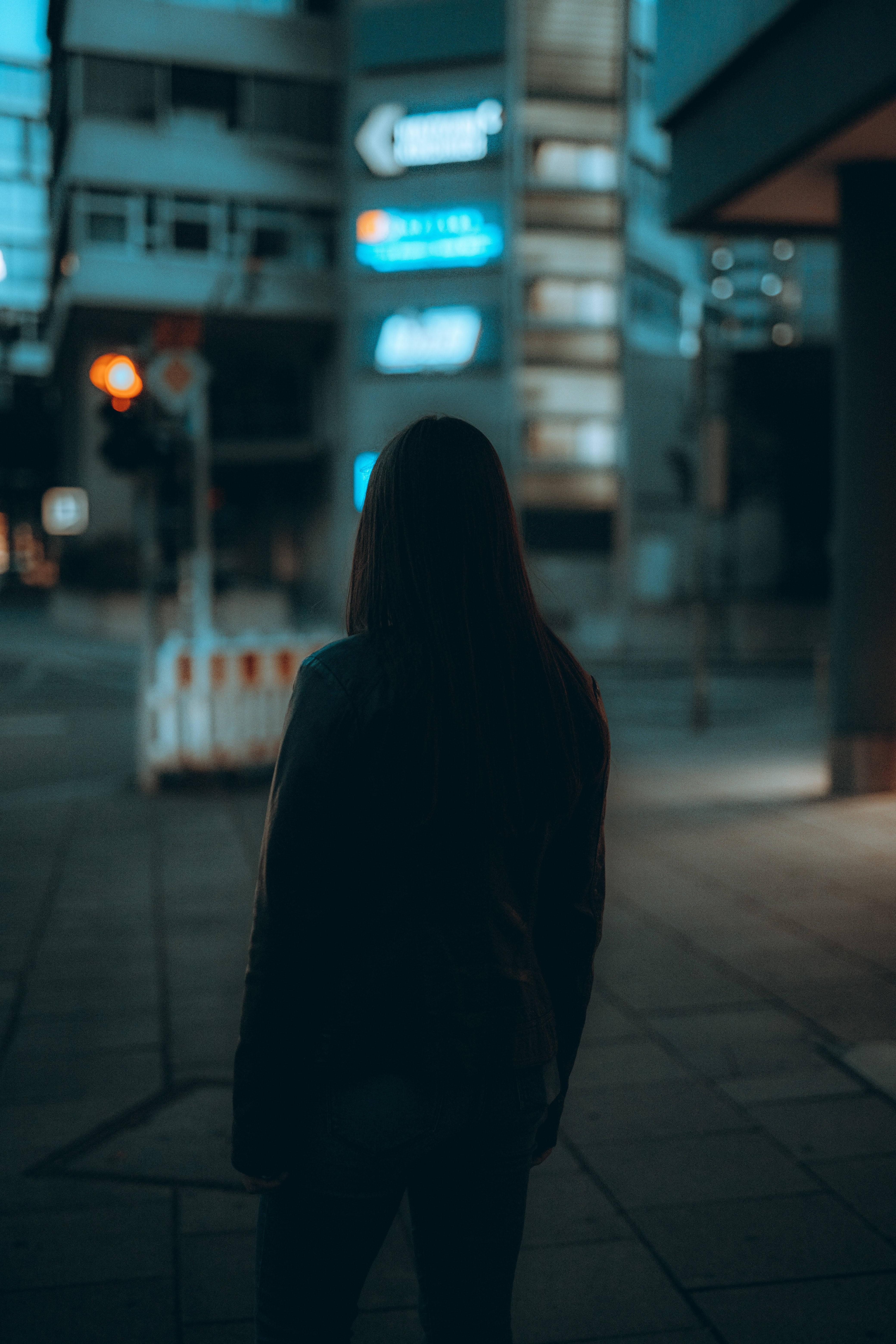 Urban Girl Alone — 4160x6240 wallpaper