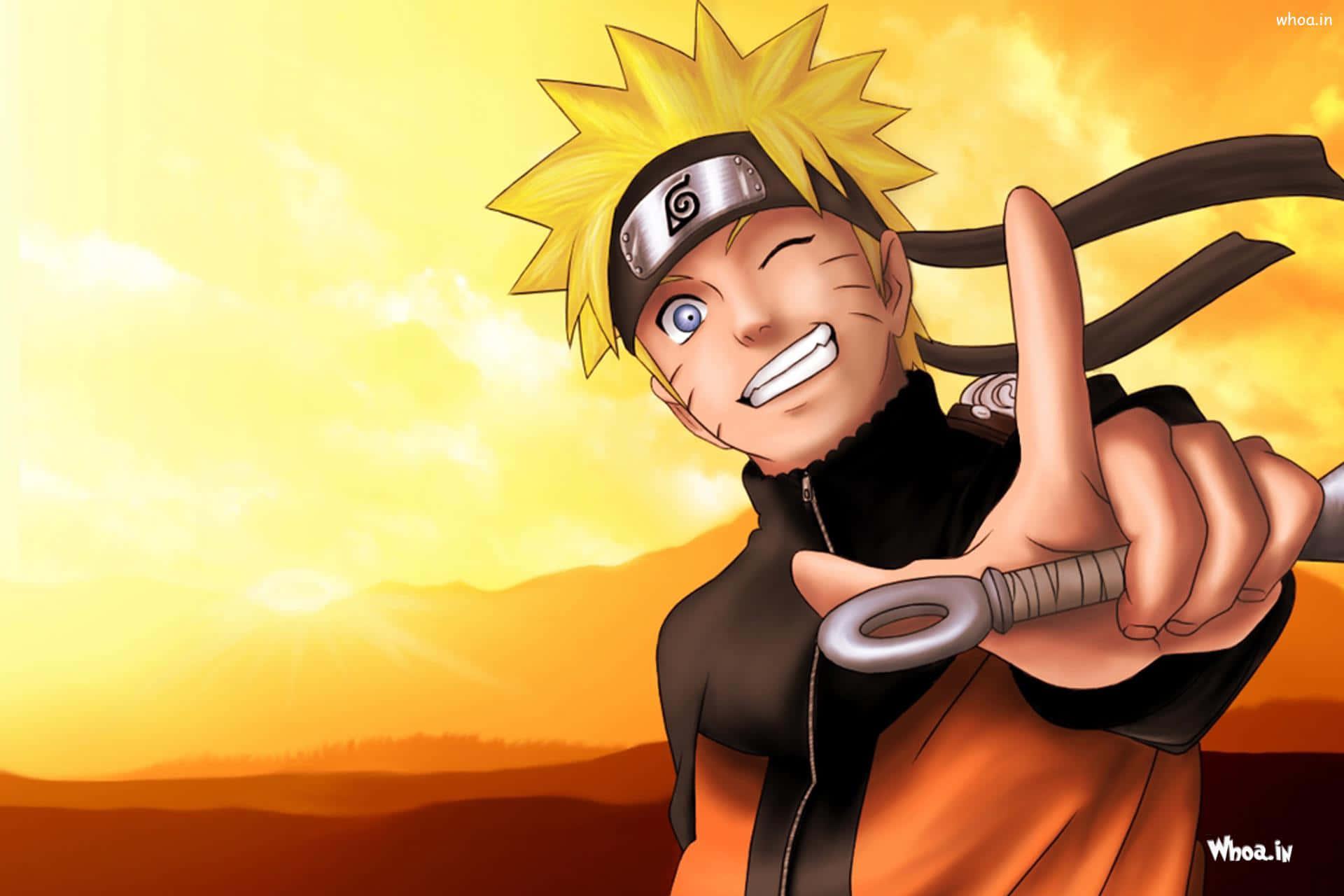Uzumaki Naruto's Fierce Stare — 1920x1280 wallpaper