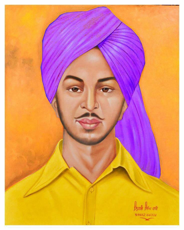 Valiant Freedom Fighter - Shaheed Bhagat Singh — 736x919 wallpaper
